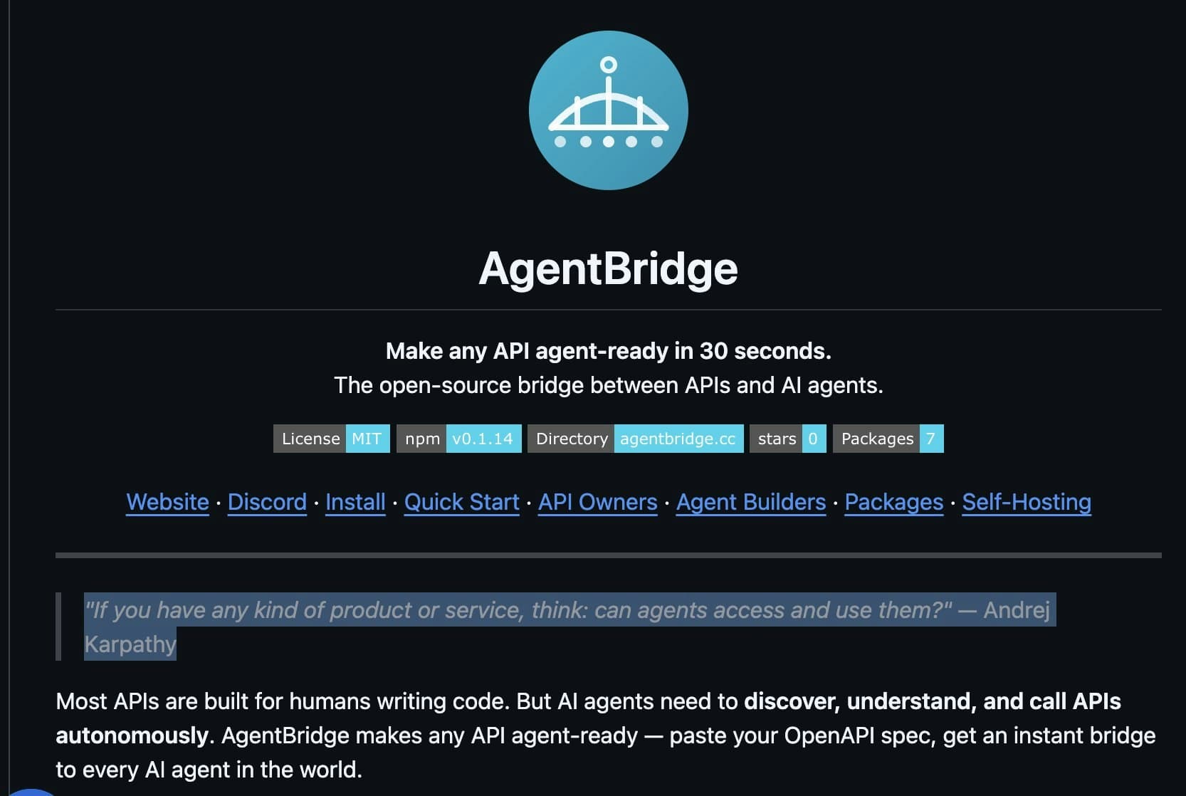 Agent Bridge screenshot 1