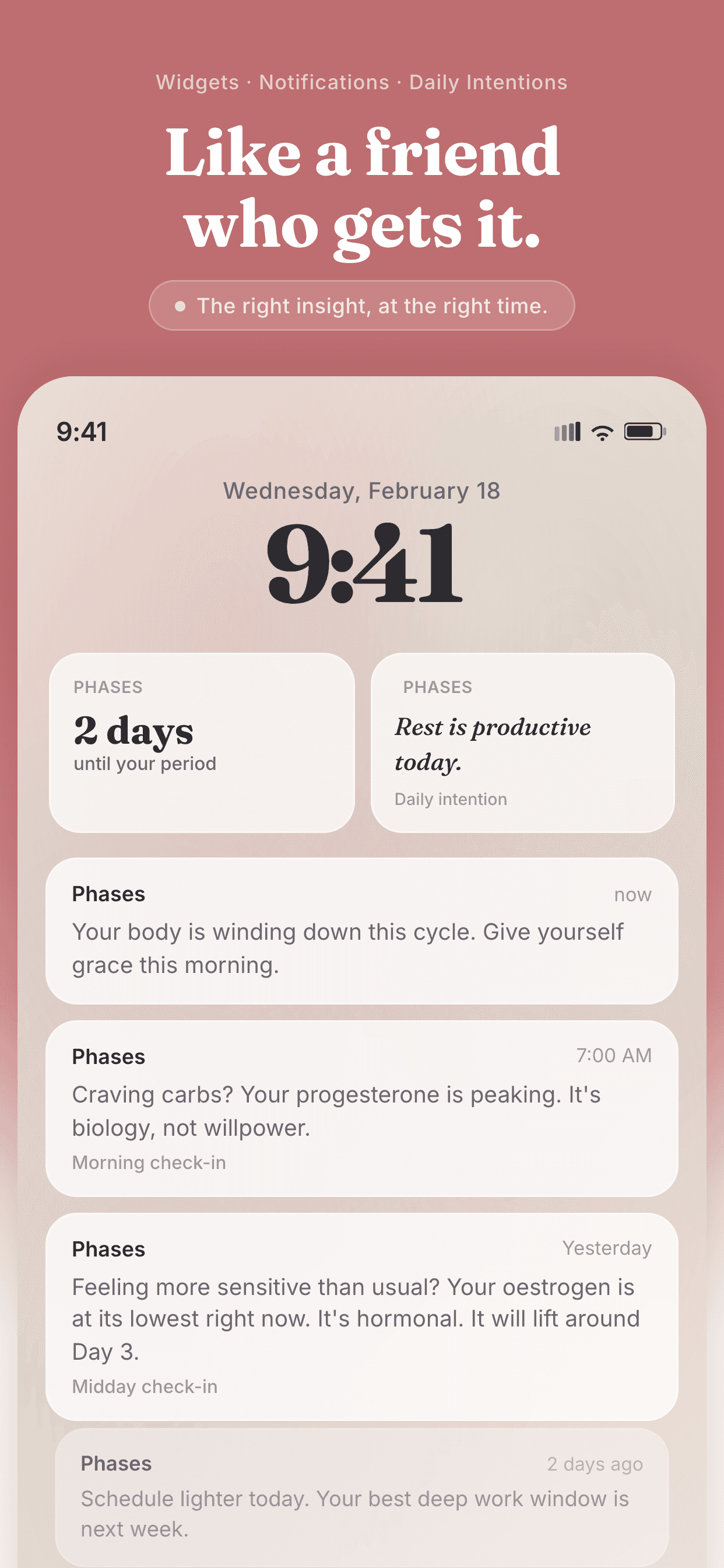 Phases: Cycle Syncing screenshot 4