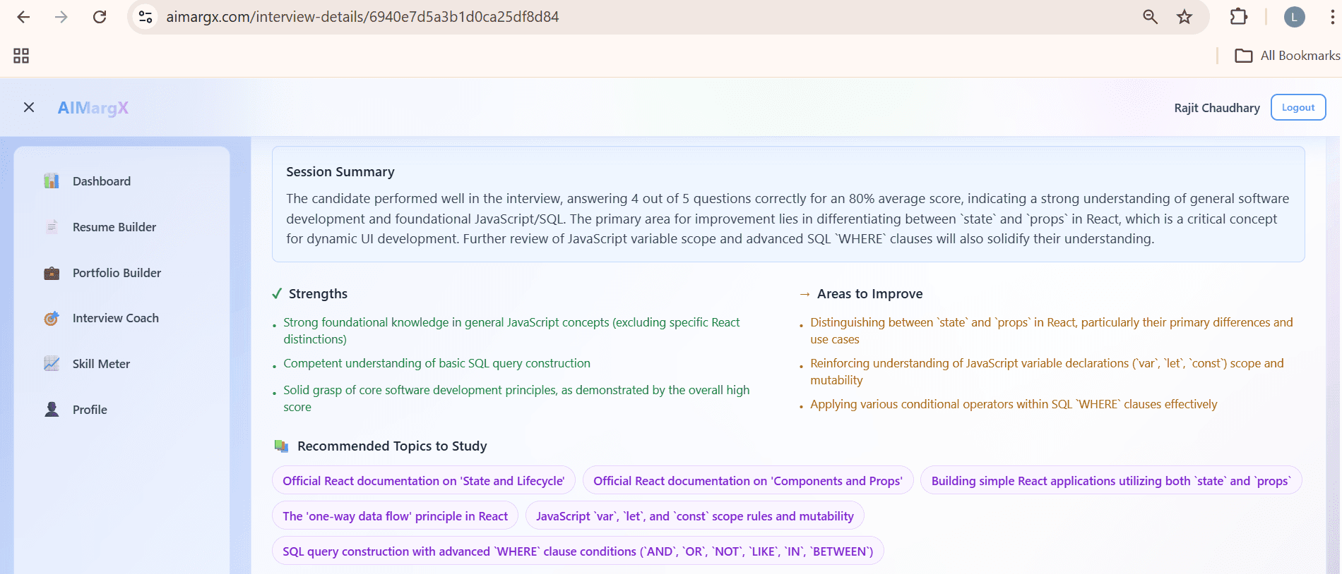 AIMargX – Get Job-Ready with AI screenshot 7