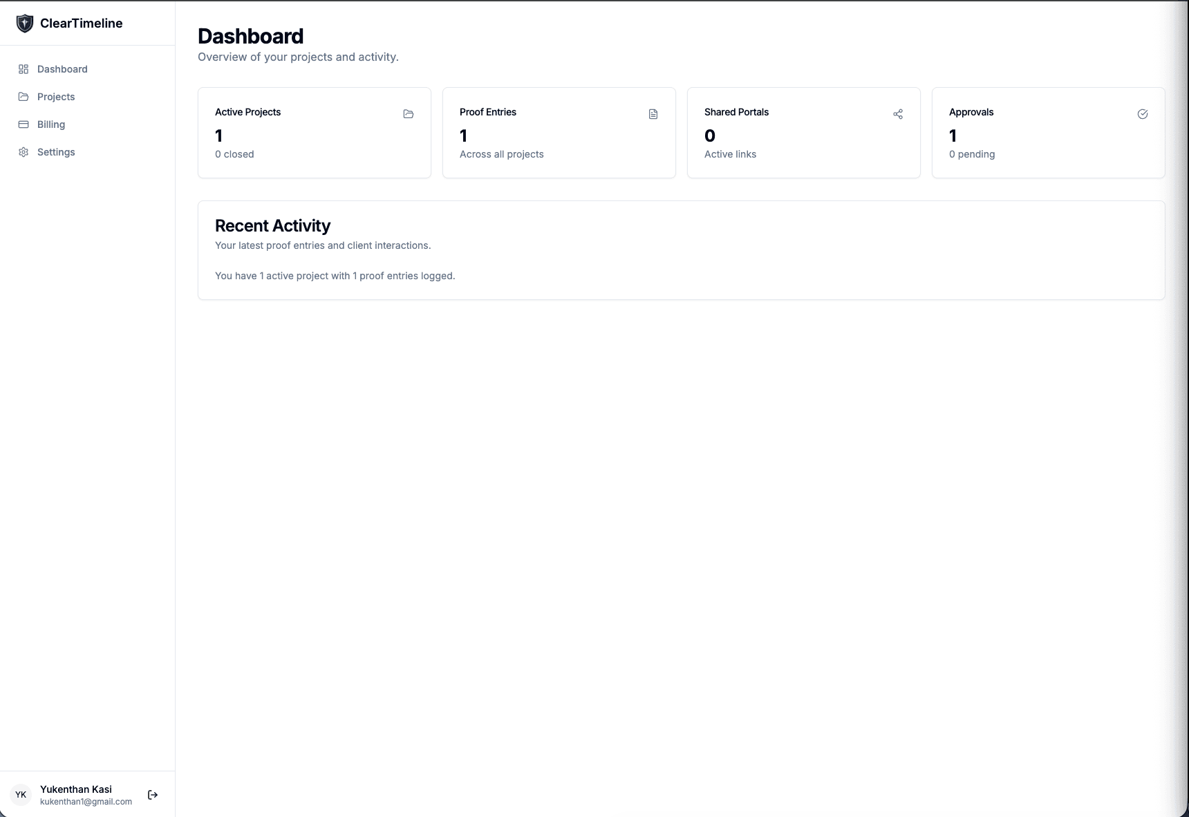 Clear Timeline screenshot 3