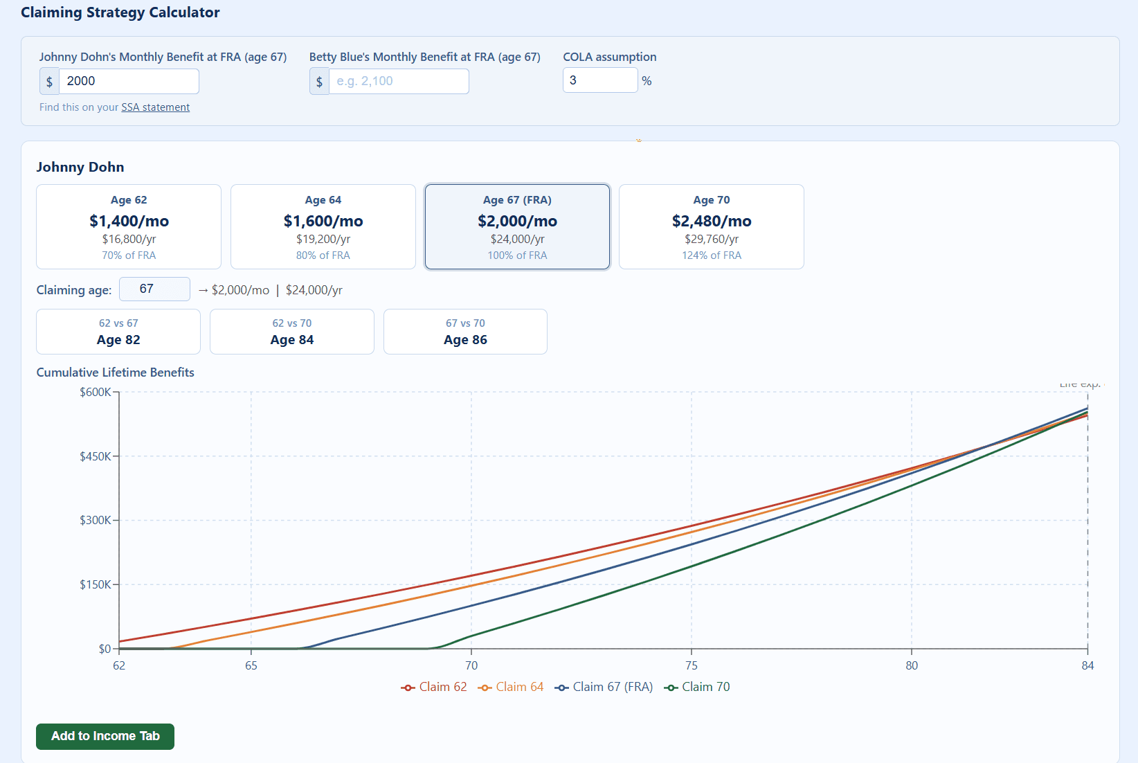 RetirementPersonalized.com screenshot 1