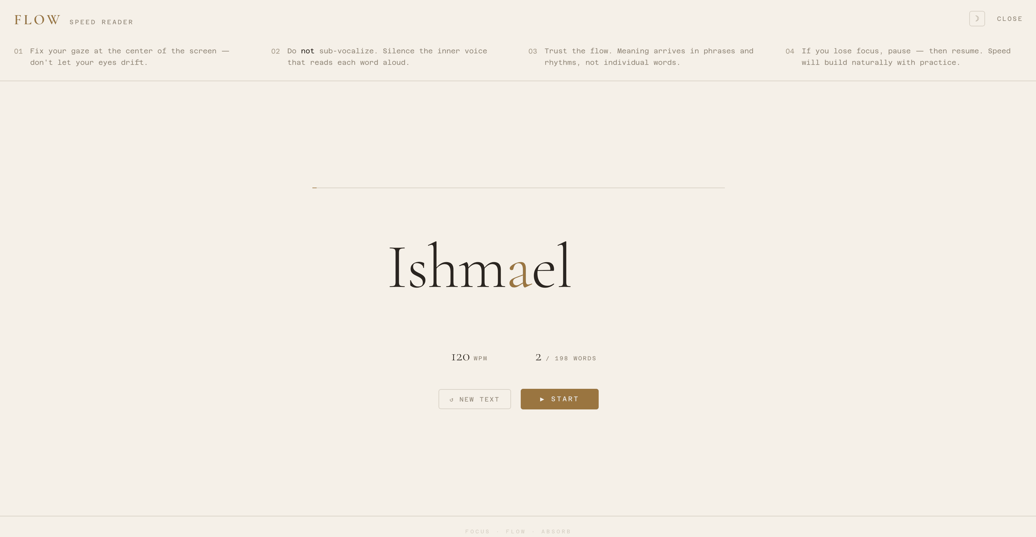FLOW Speed Reader screenshot 3