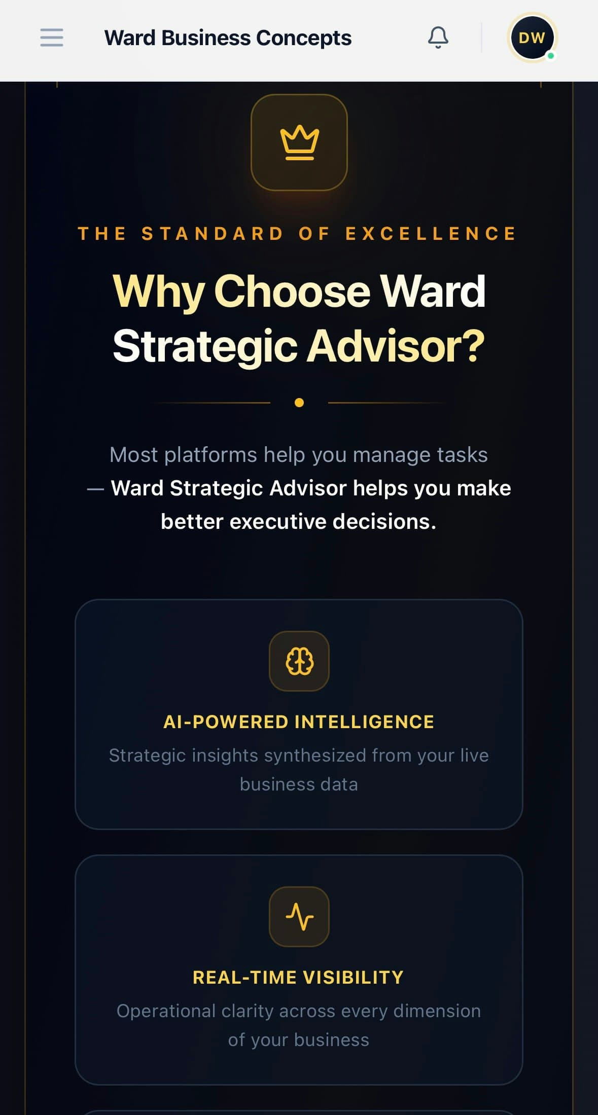 Ward Strategic Advisor (WSA) screenshot 4