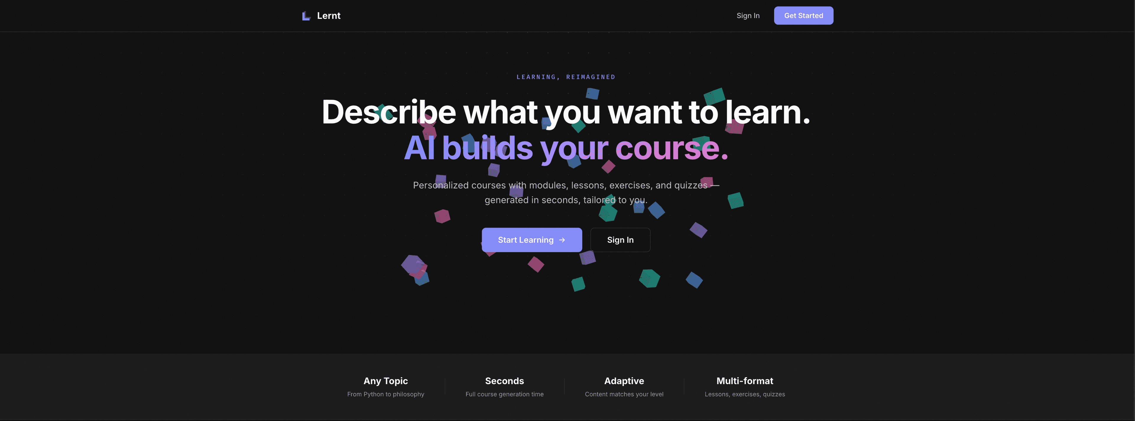 Lernt App screenshot 1