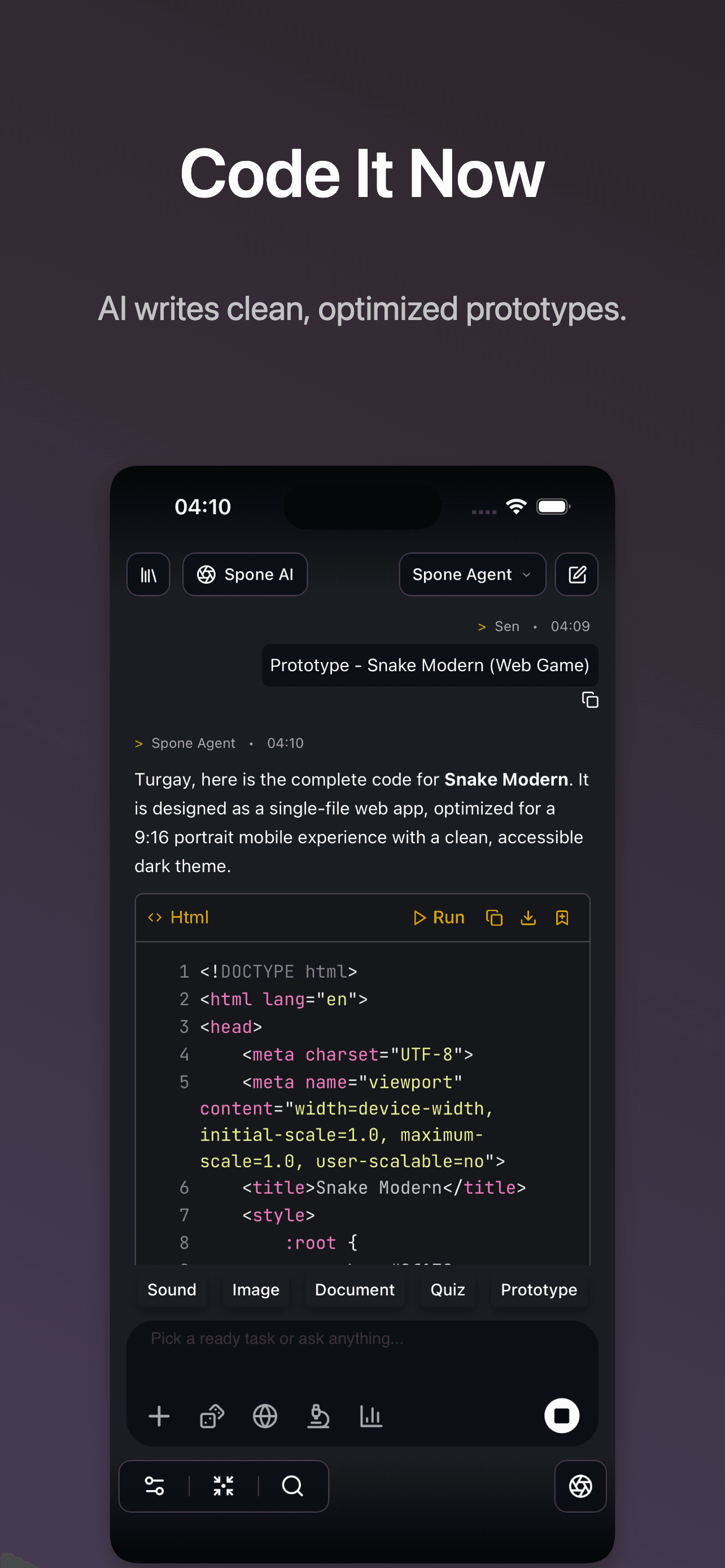 Spone AI screenshot 6