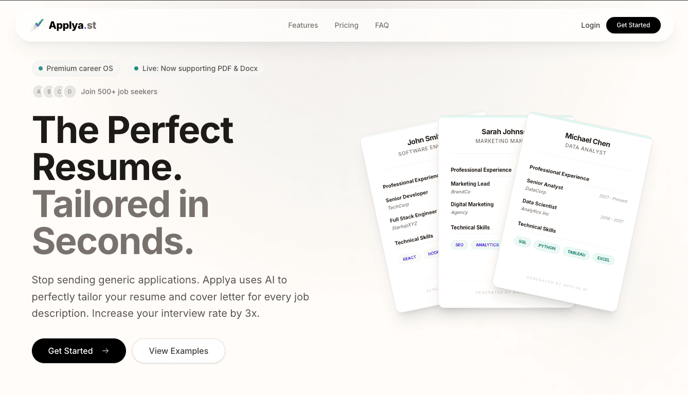 Applya.st screenshot 3