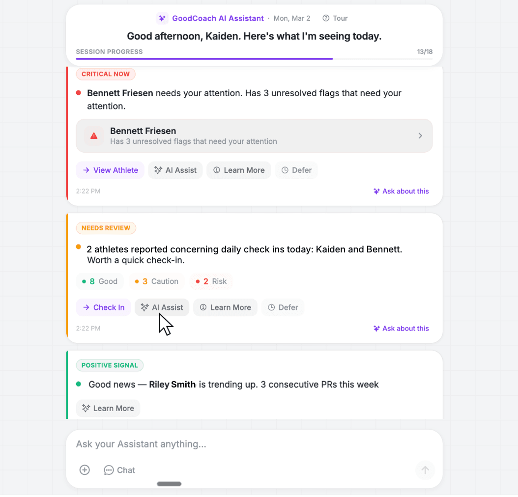 GoodCoach screenshot 2
