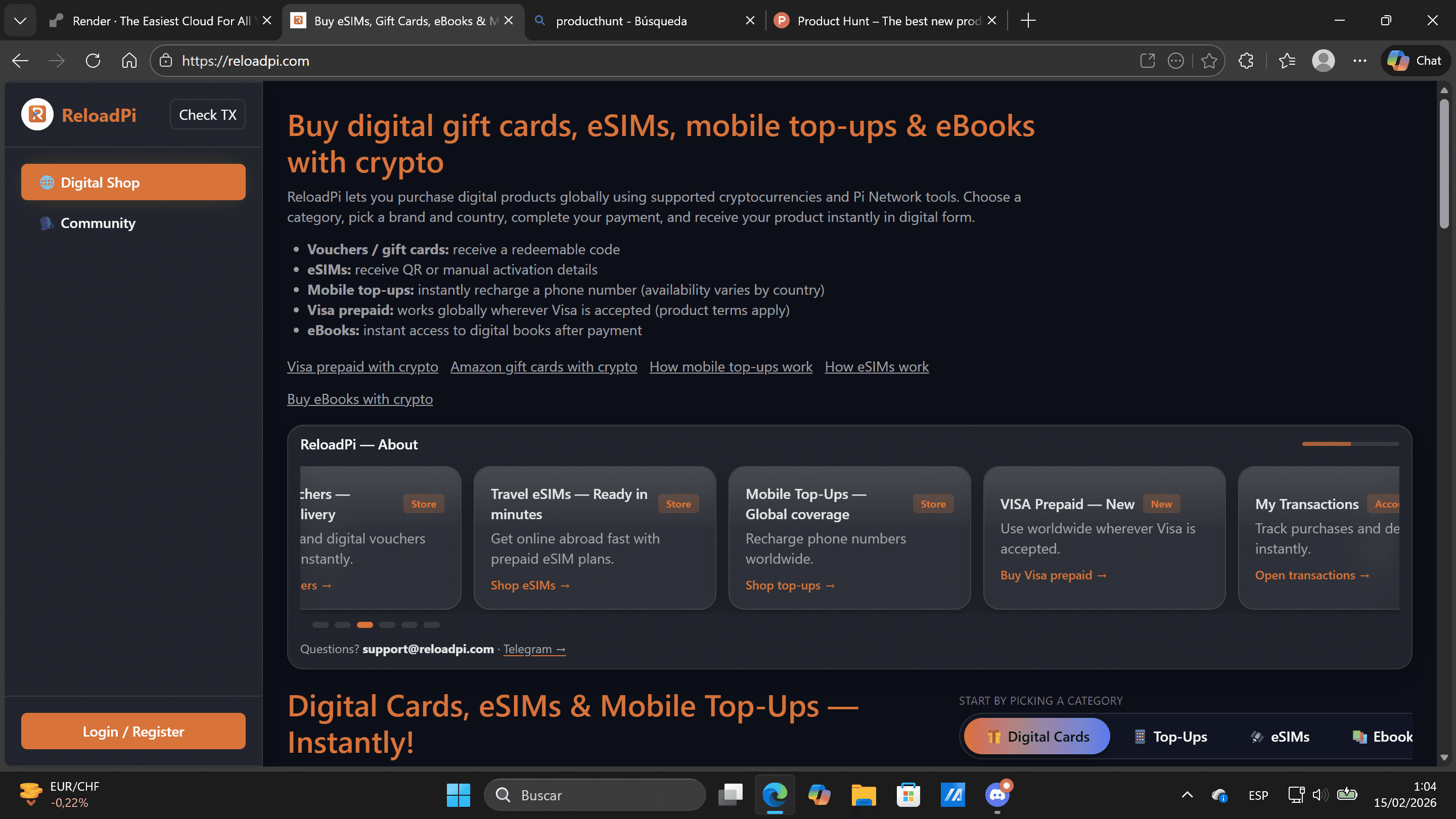 ReloadPi screenshot 1