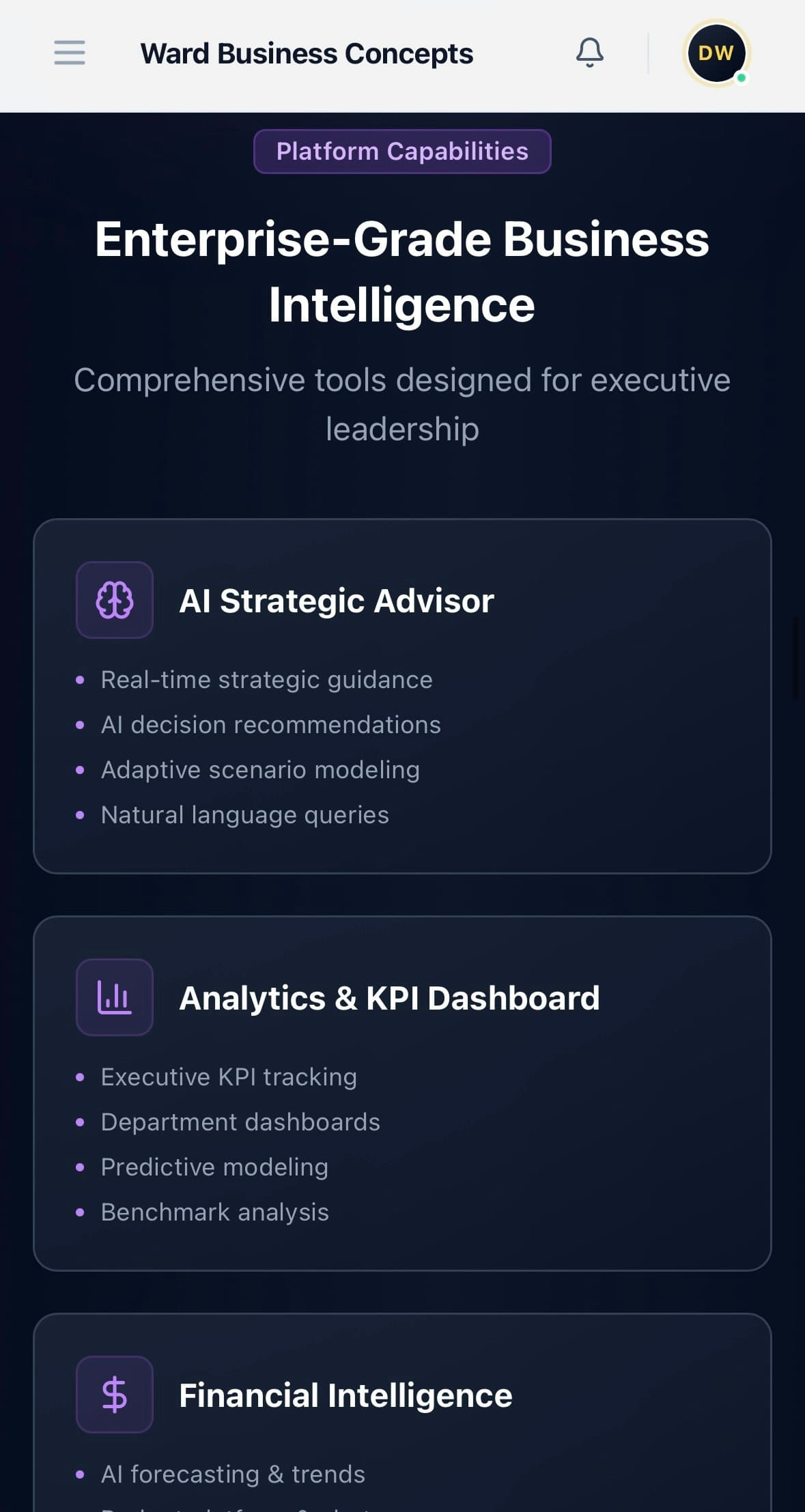 Ward Strategic Advisor (WSA) screenshot 13