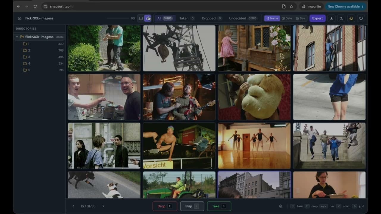 SnapSortr -  Fast Photo Culling screenshot 1