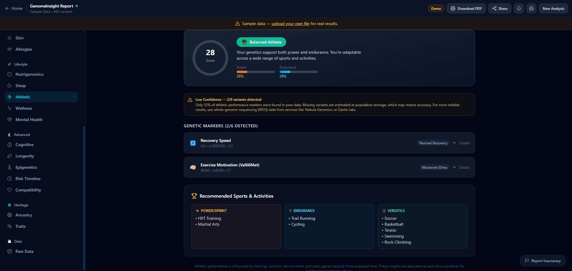 GenomeInsight screenshot 12
