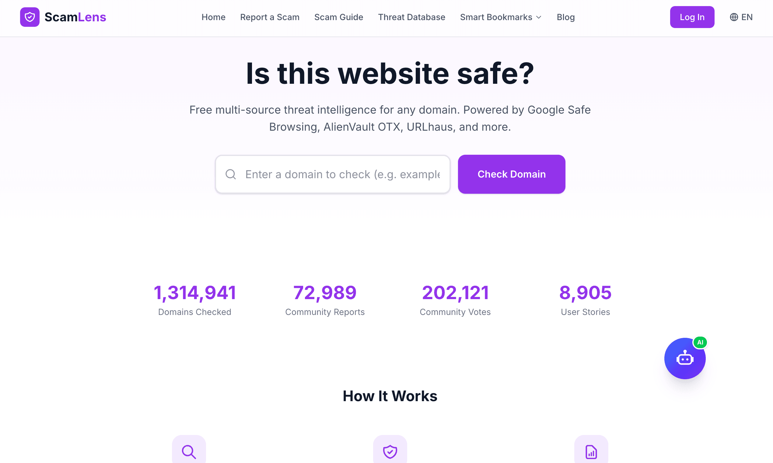 ScamLens screenshot 1