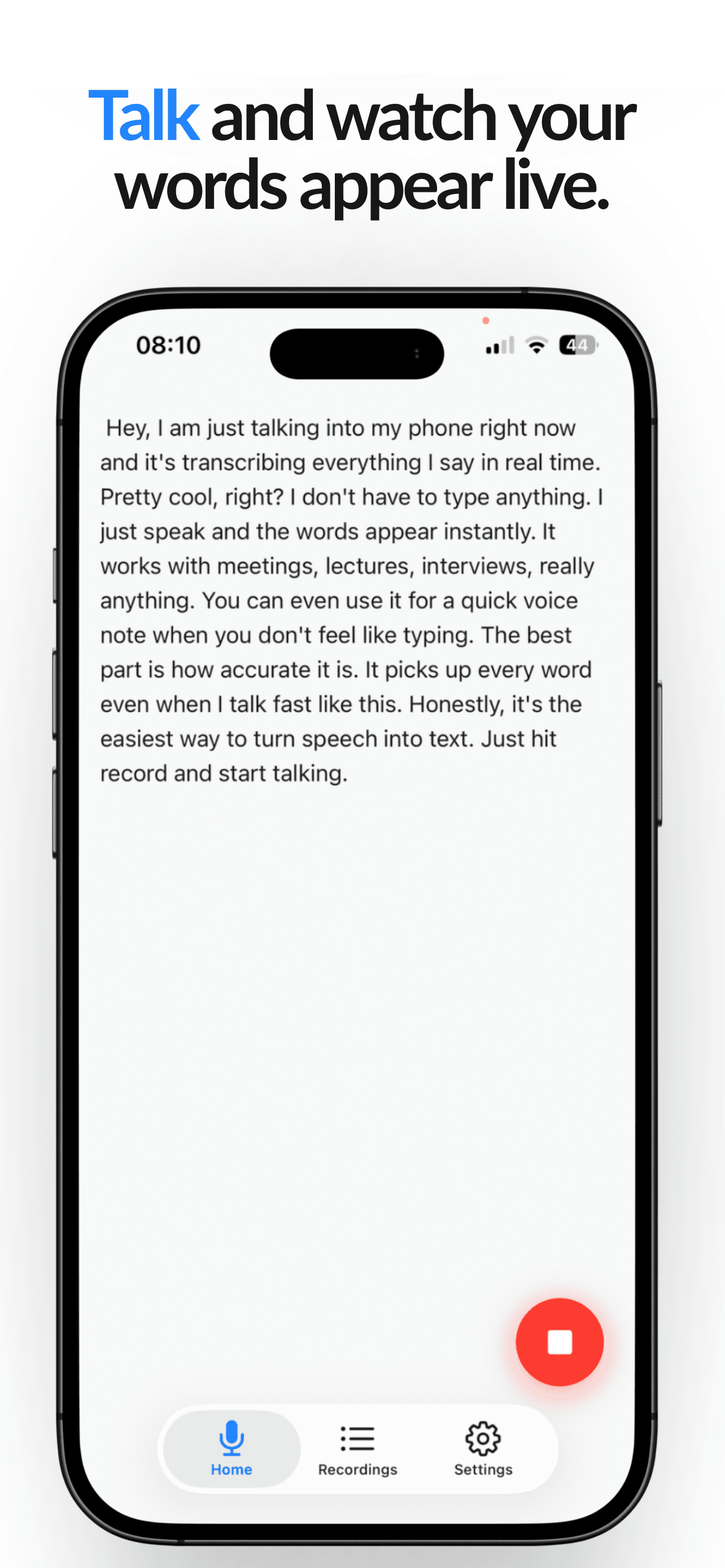 Voice Notes to Text - SotiTalk screenshot 3