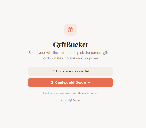 GyftBucket screenshot 1