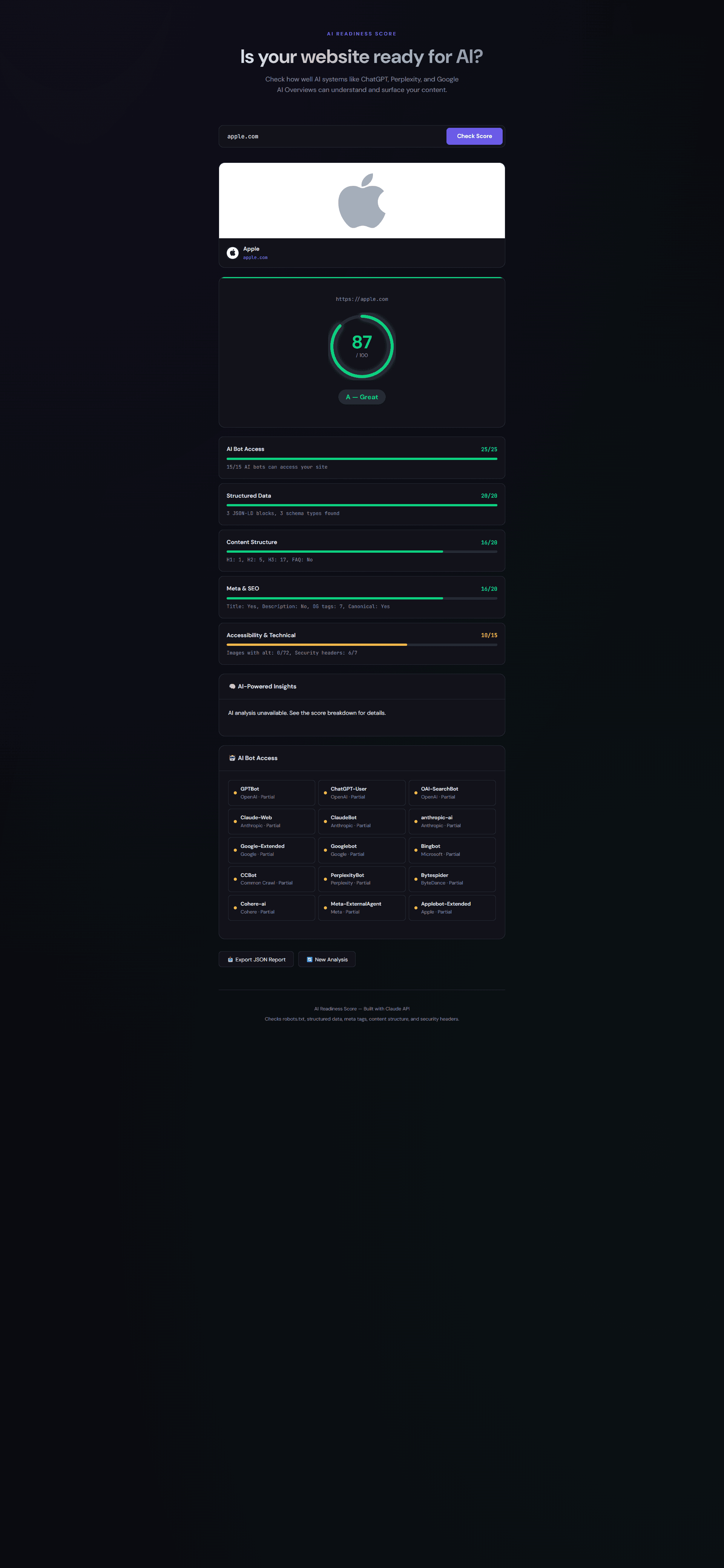 AI Readiness Score screenshot 4