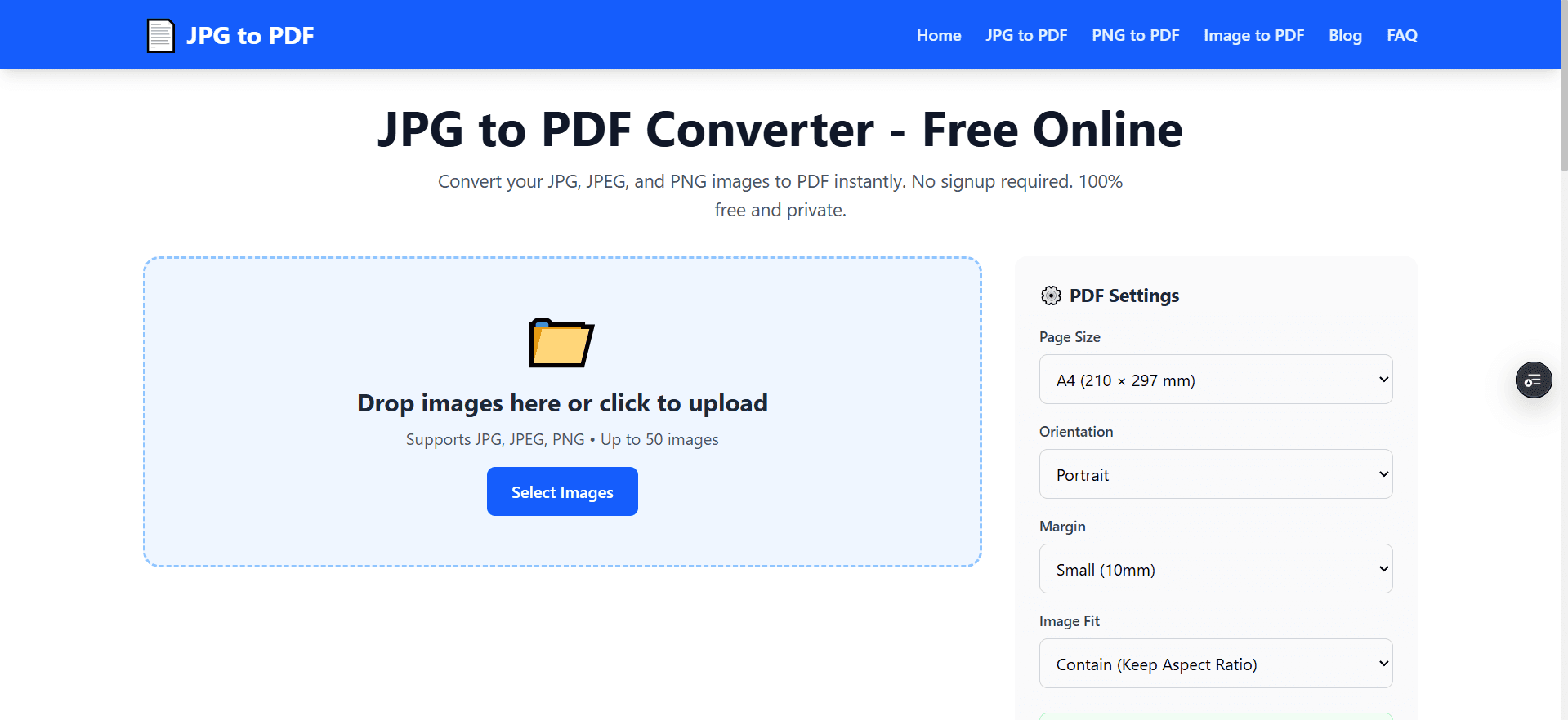 ConvertJPGtoPDF.online screenshot 3