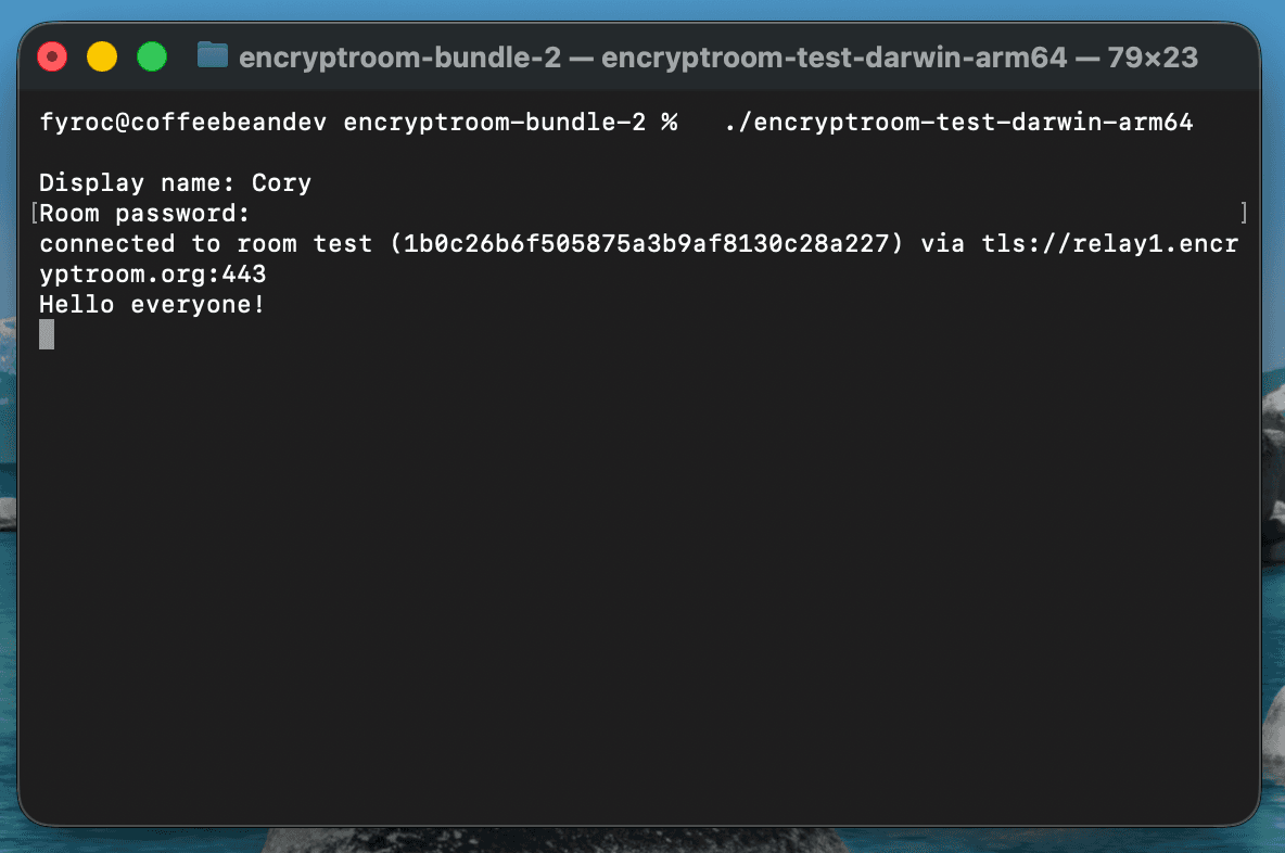 EncryptRoom screenshot 1