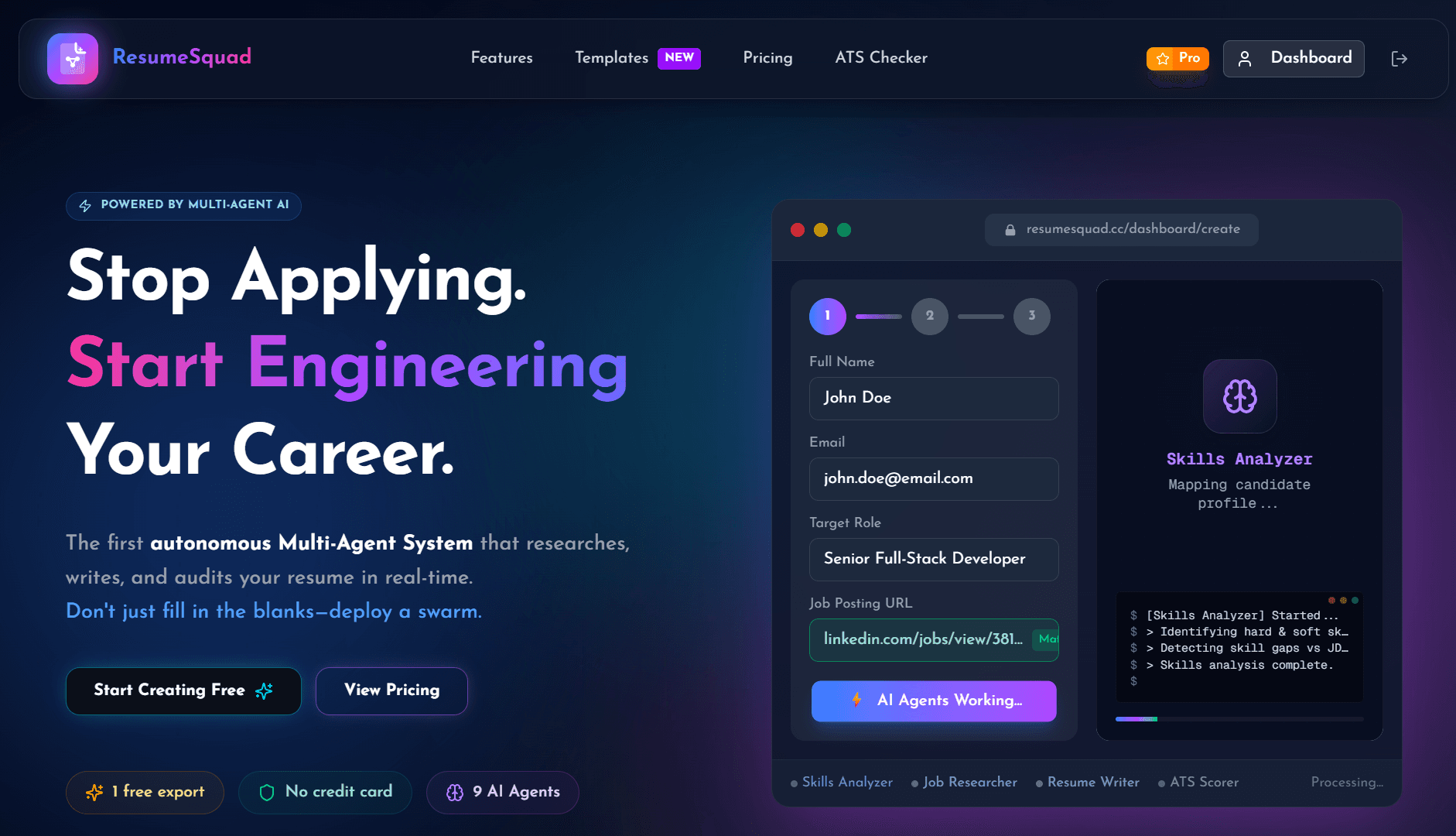 ResumeSquad screenshot 2