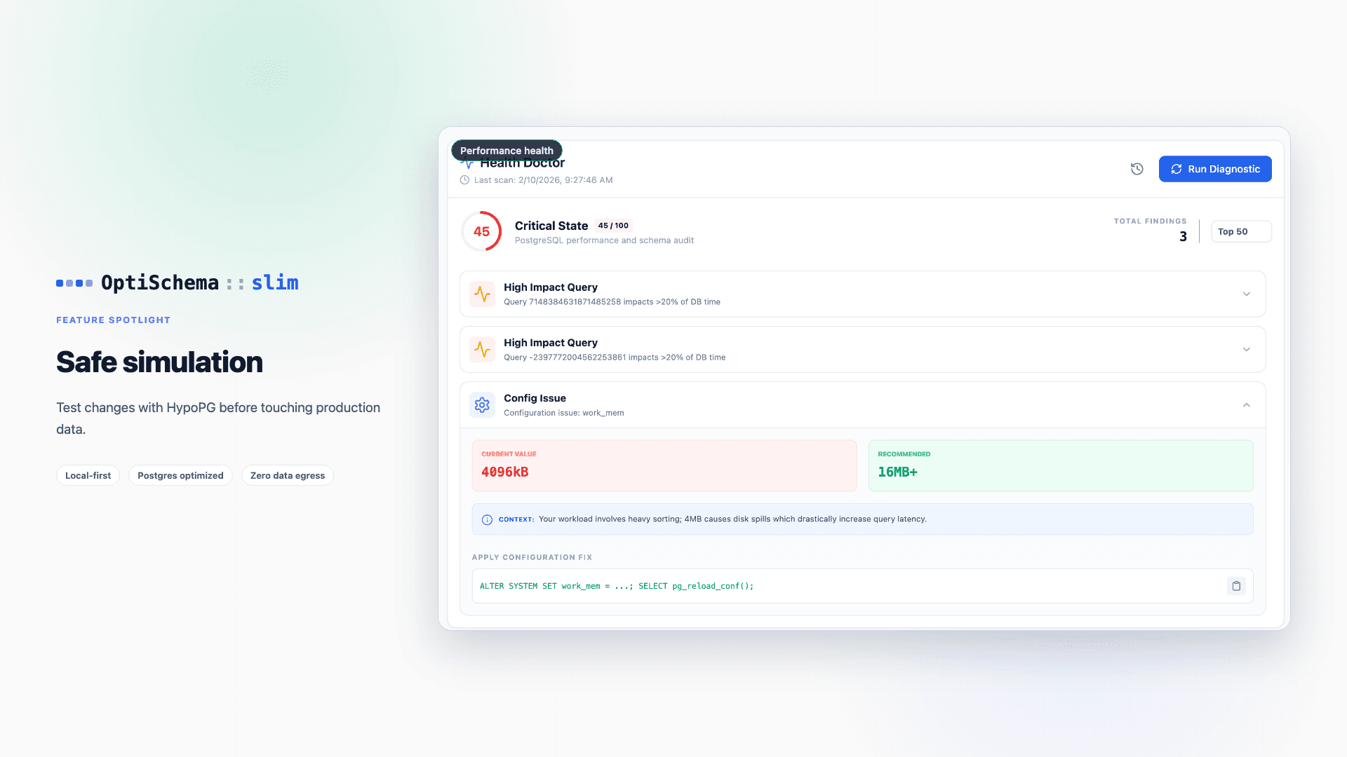 OptiSchema Slim screenshot 4