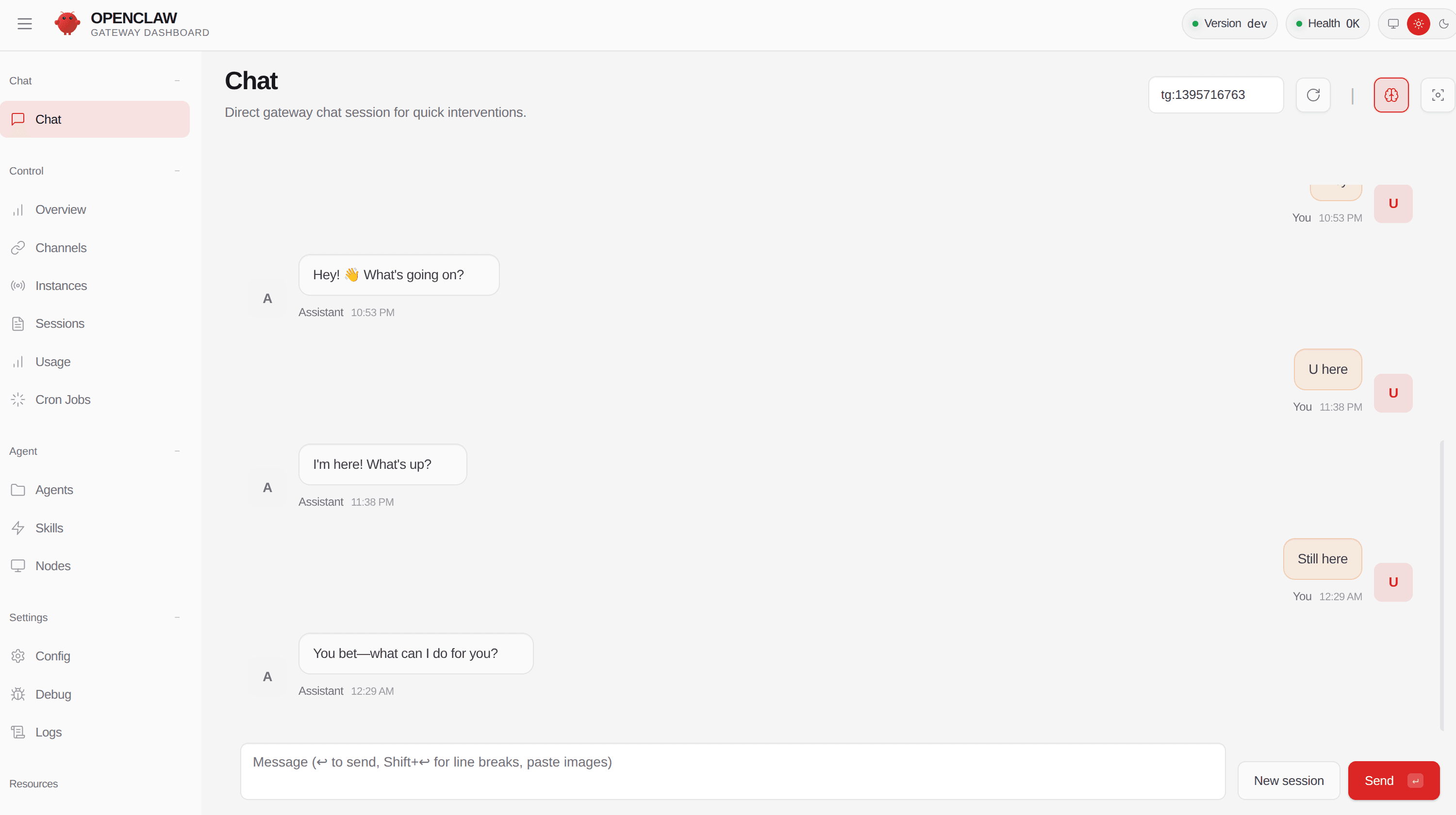 ClawHost.chat screenshot 1
