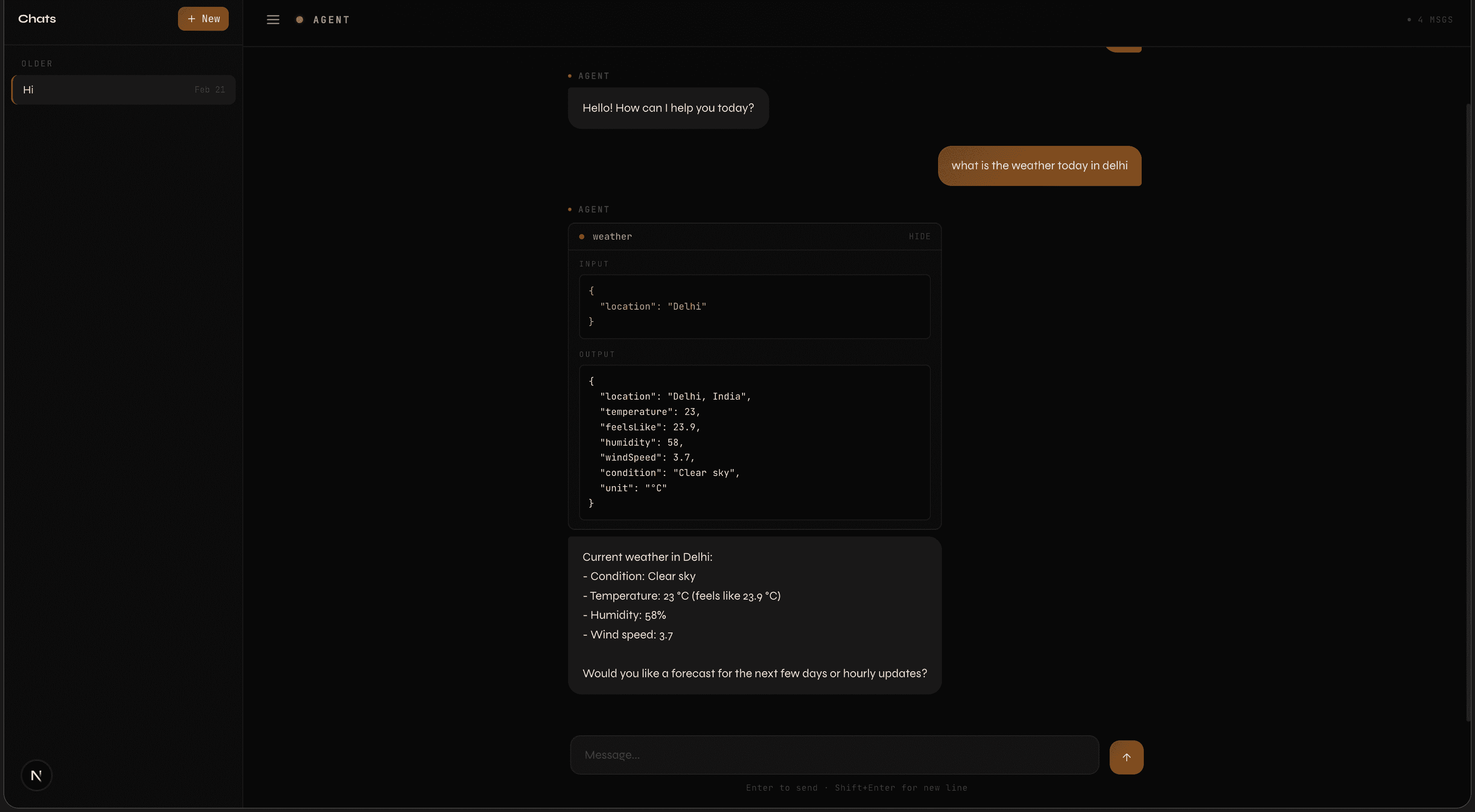 Bixai Agent SDK Starter Kit screenshot 4