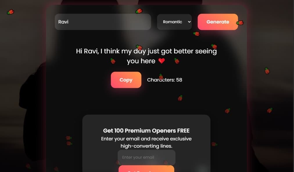 FlirtFlow - AI Dating Opener generator screenshot 3