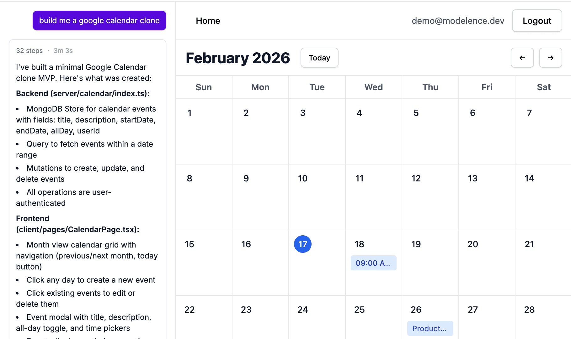 Modelence App Builder screenshot 3