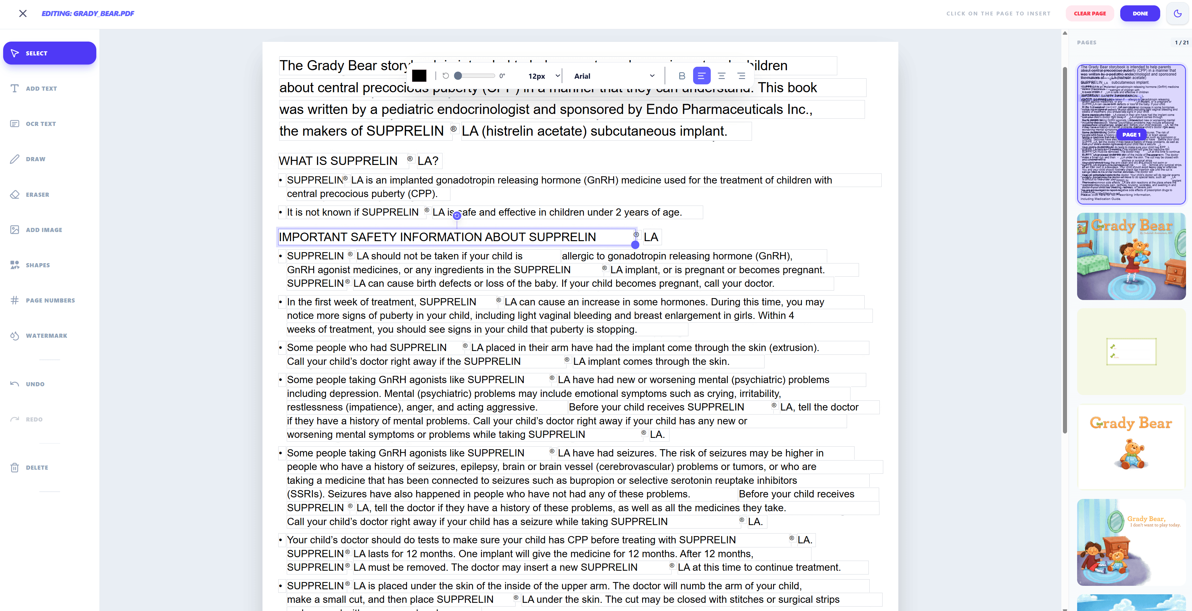 PDF Editor screenshot 6
