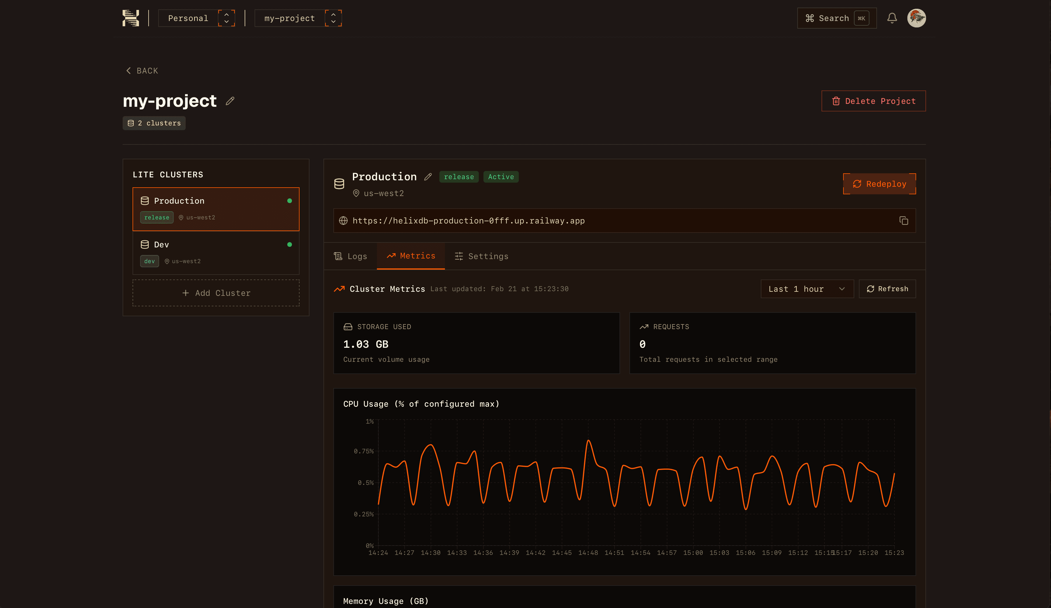 HelixDB screenshot 4