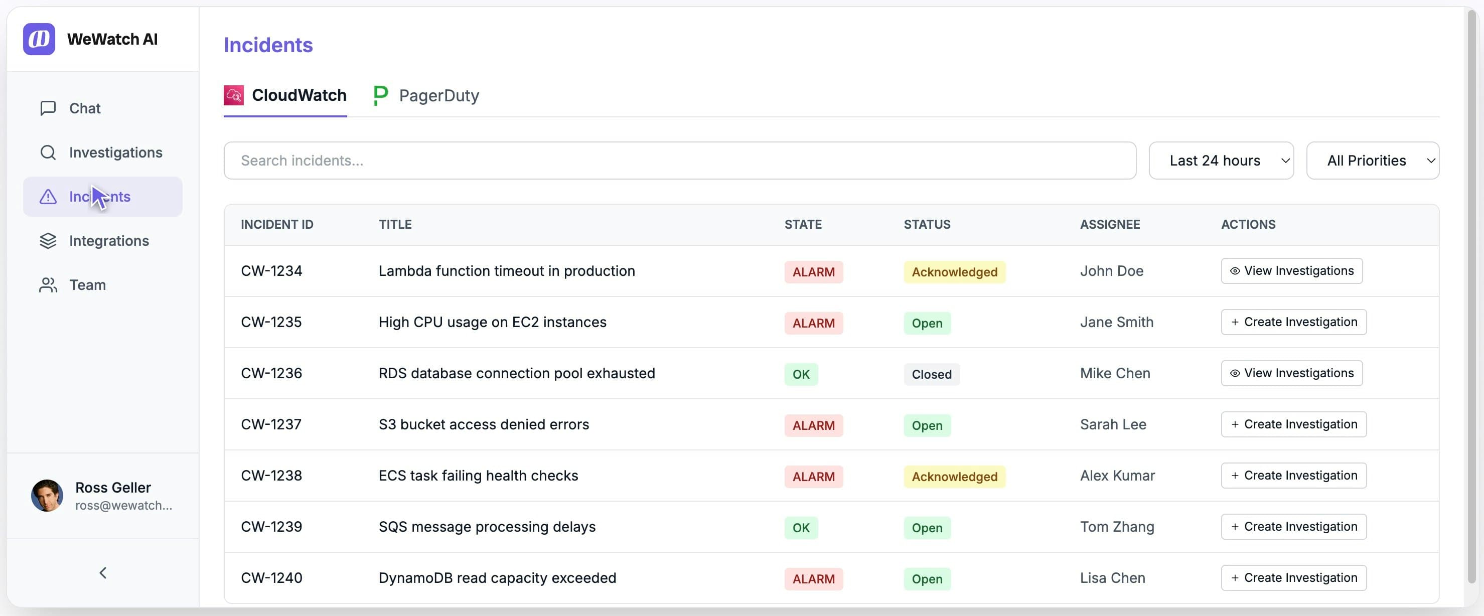 WeWatch AI - Investigate alerts faster screenshot 3