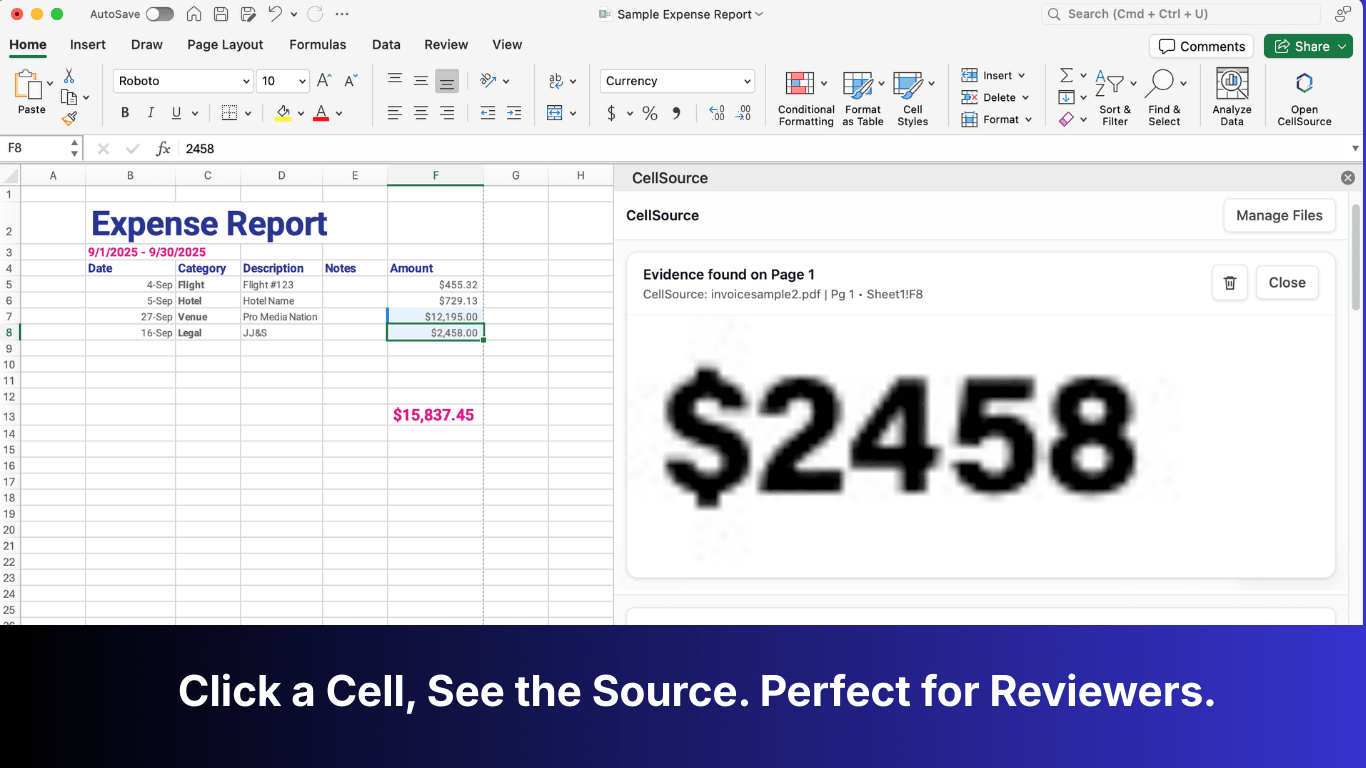CellSource screenshot 2