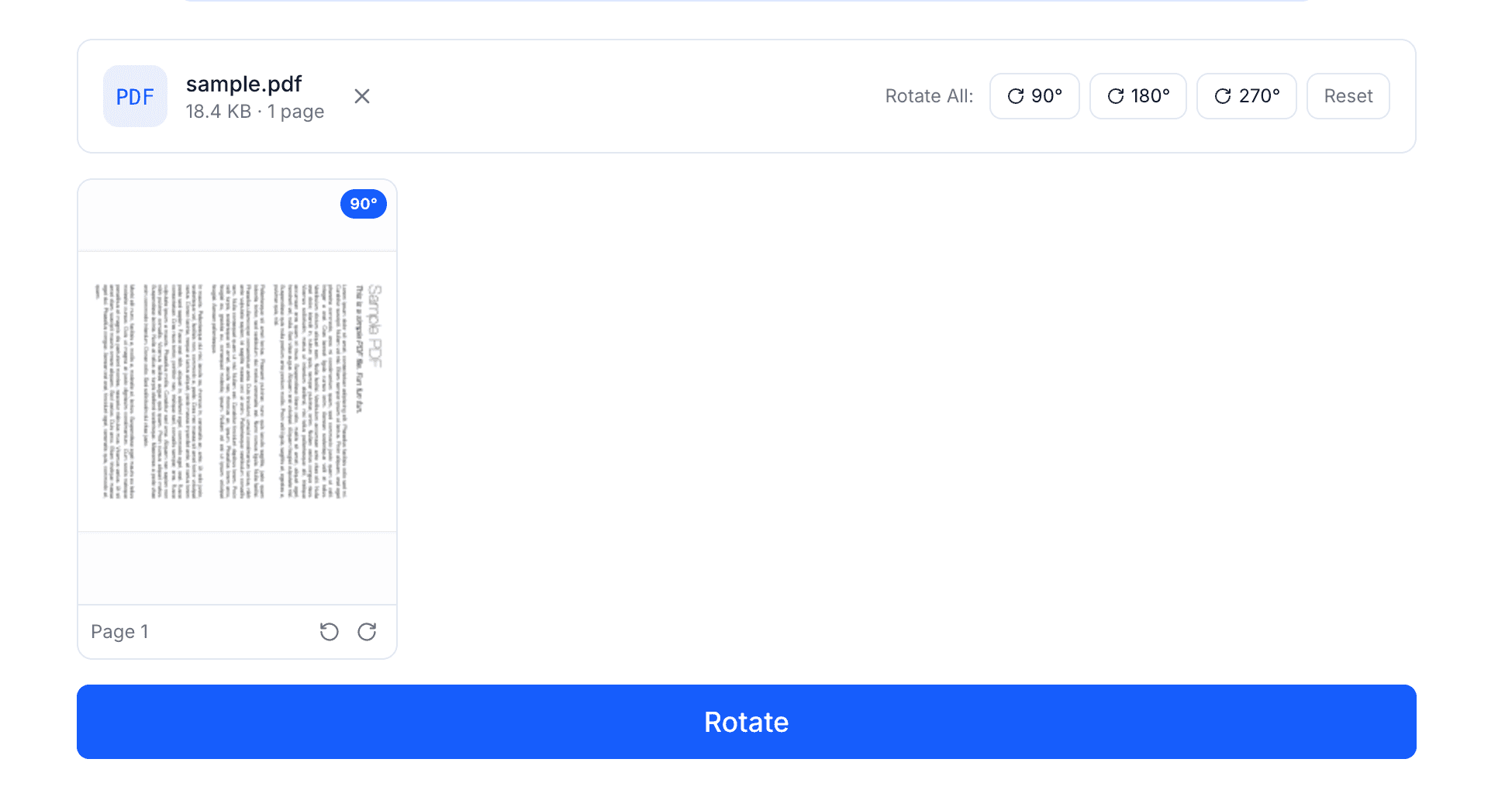 PDFChop screenshot 1