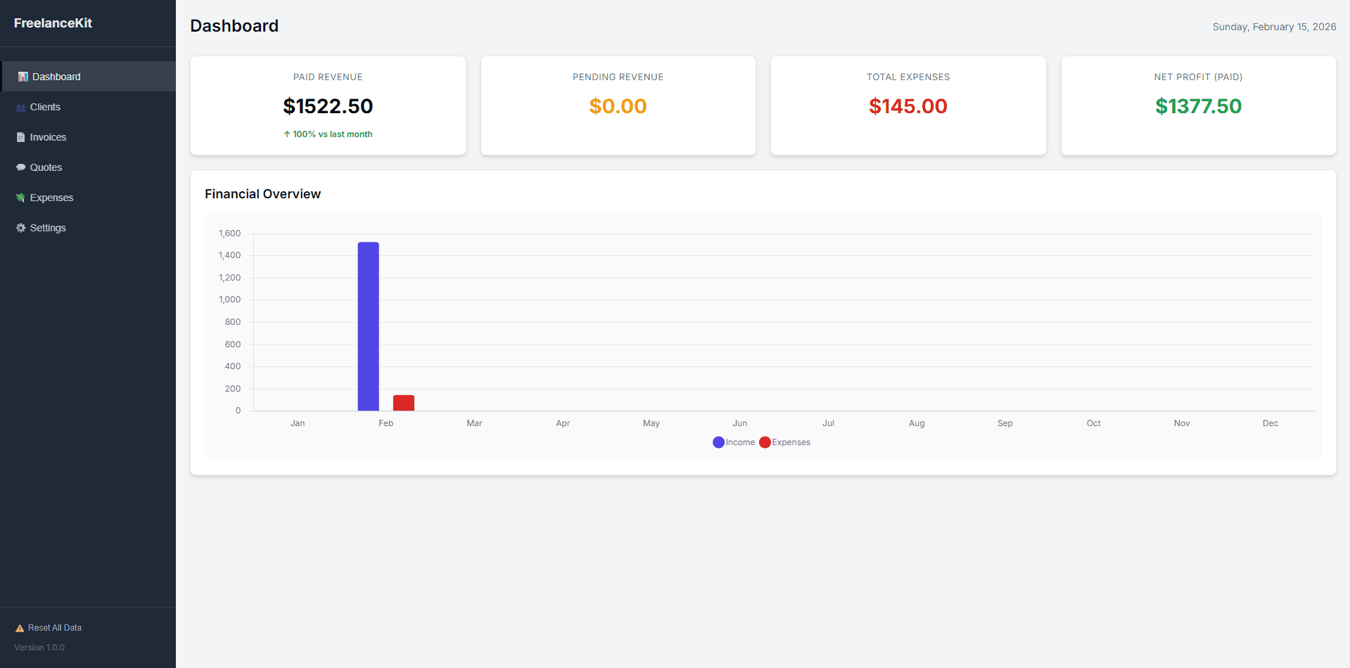 Small Business OS screenshot 2