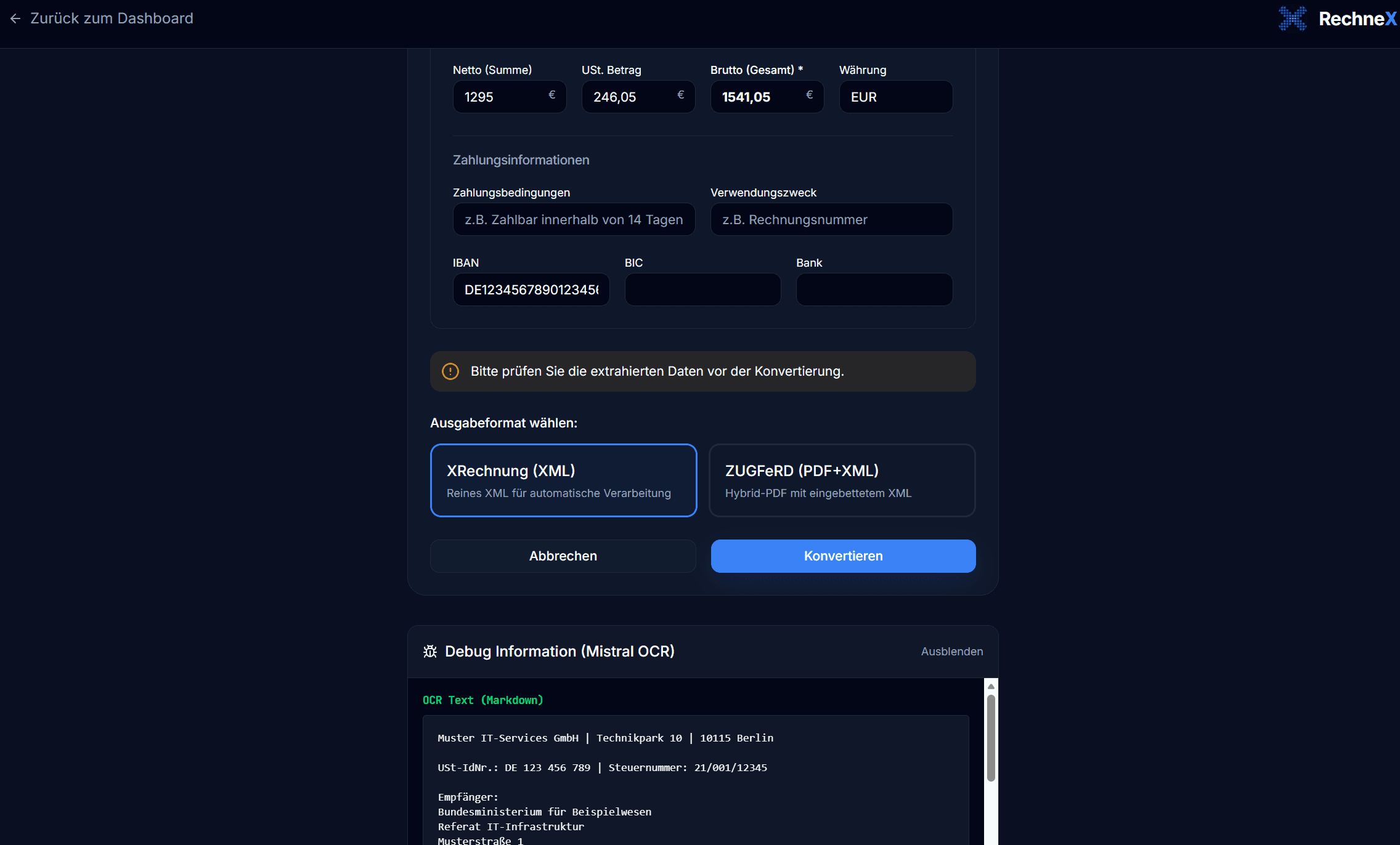 Rechnex screenshot 6