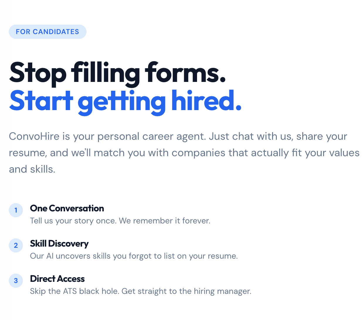 ConvoHire screenshot 2