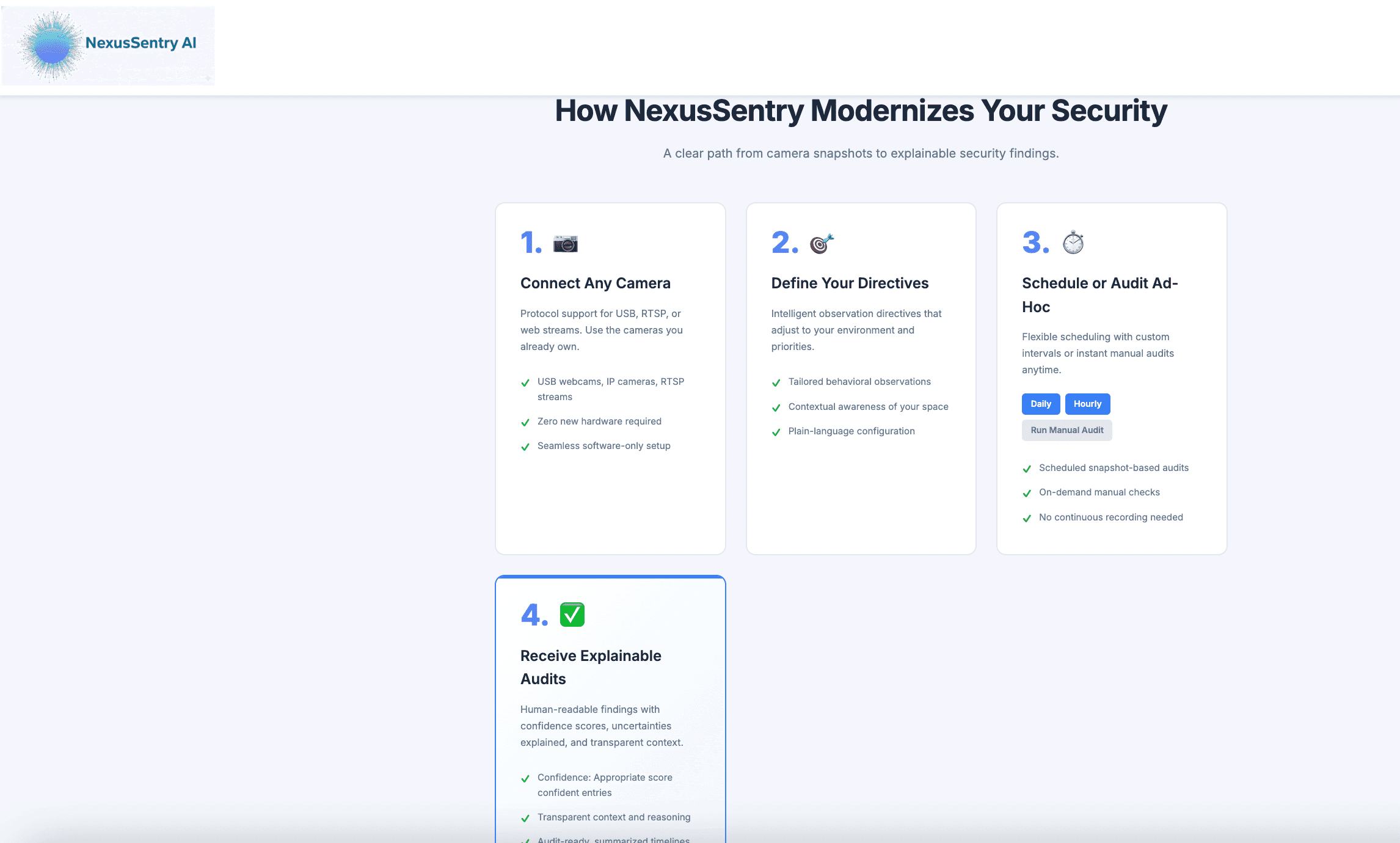 NexusSentry AI — Camera Intelligence screenshot 2