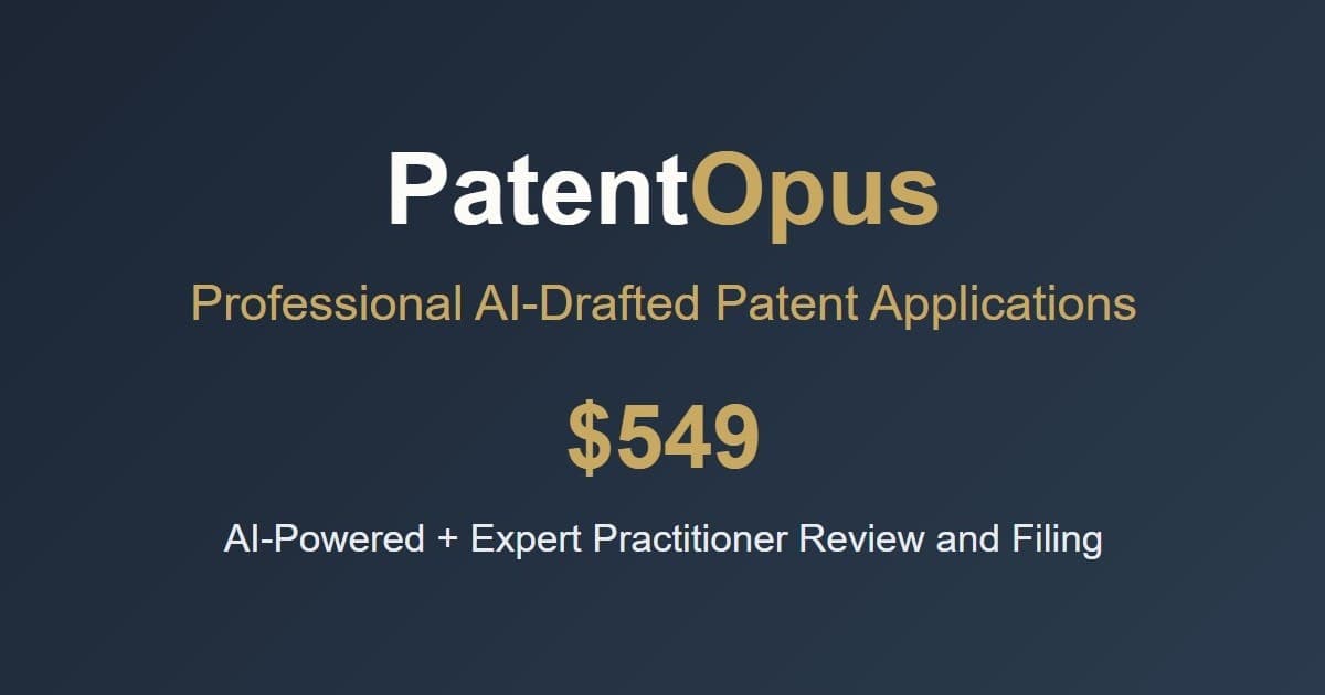 PatentOpus screenshot 1