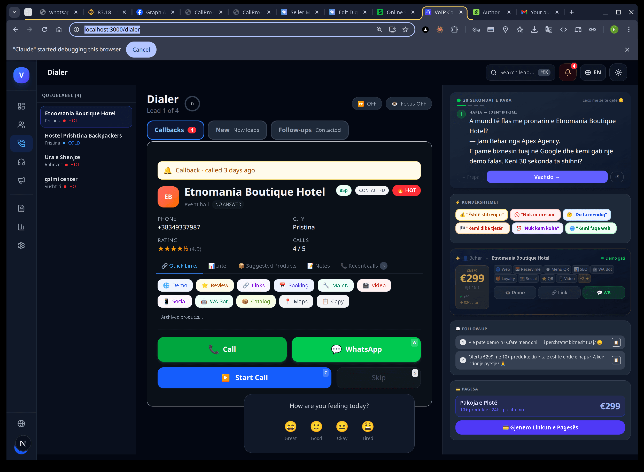 CallPro screenshot 2