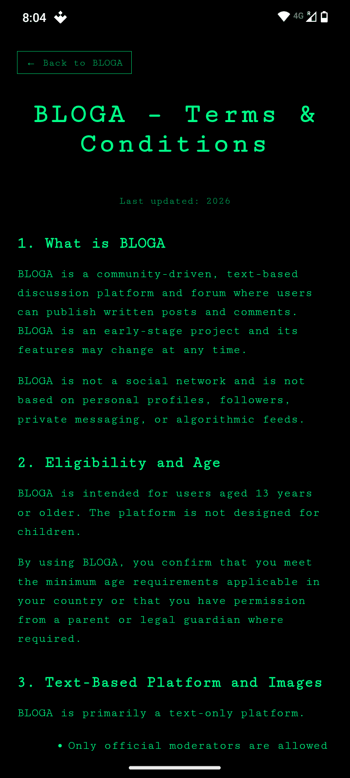 BLOGA screenshot 3