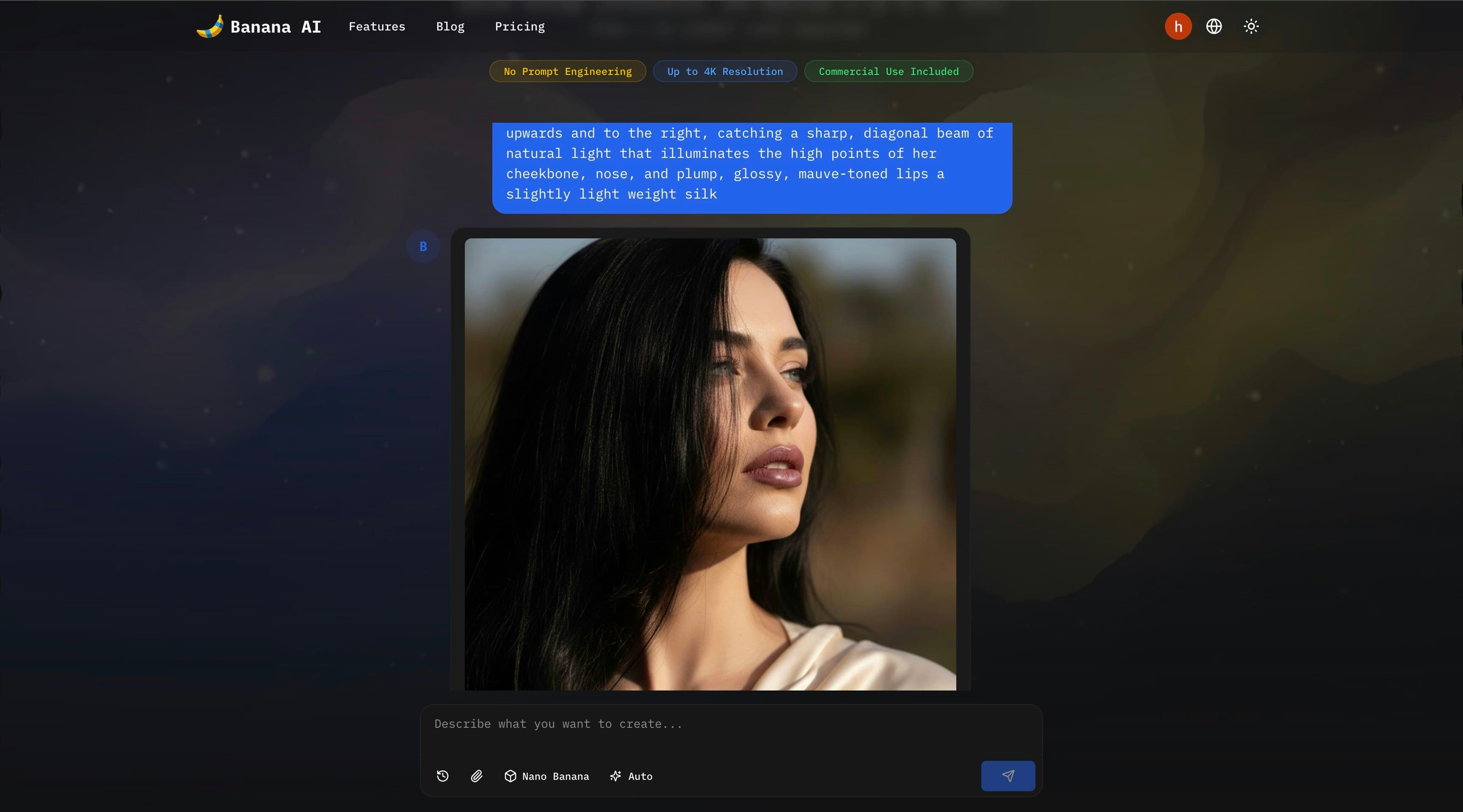 Banana AI screenshot 2