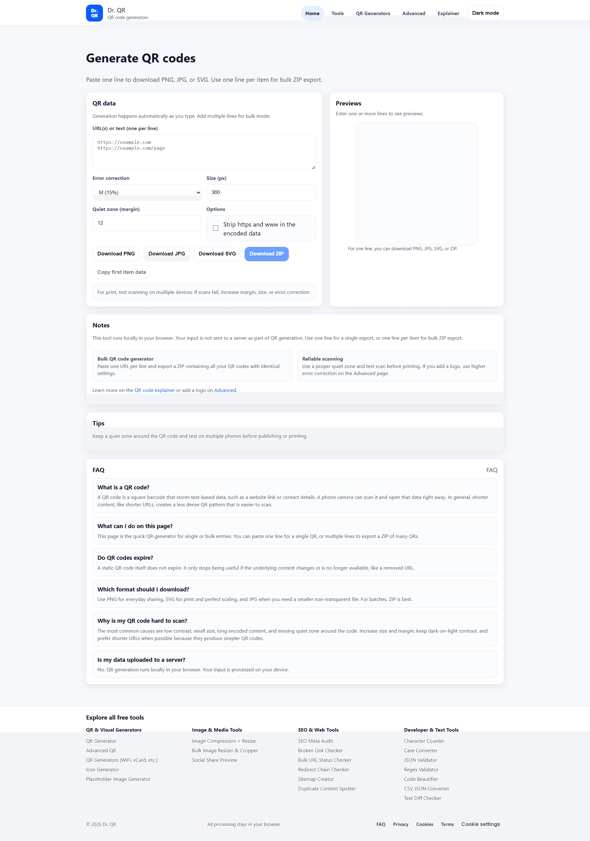 Dr. QR Tools screenshot 3