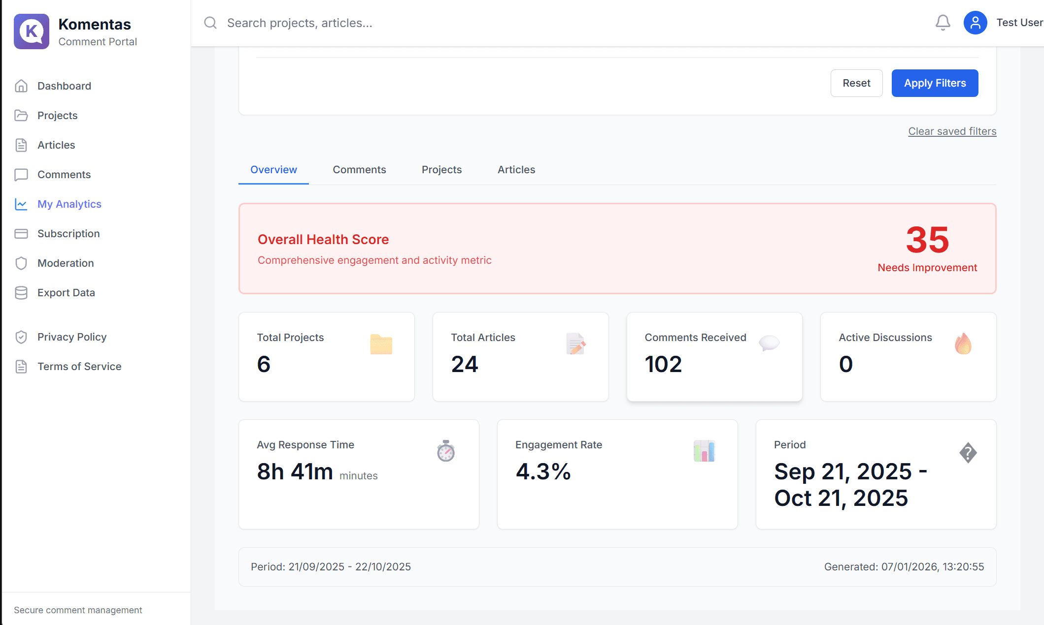 Komentas screenshot 8