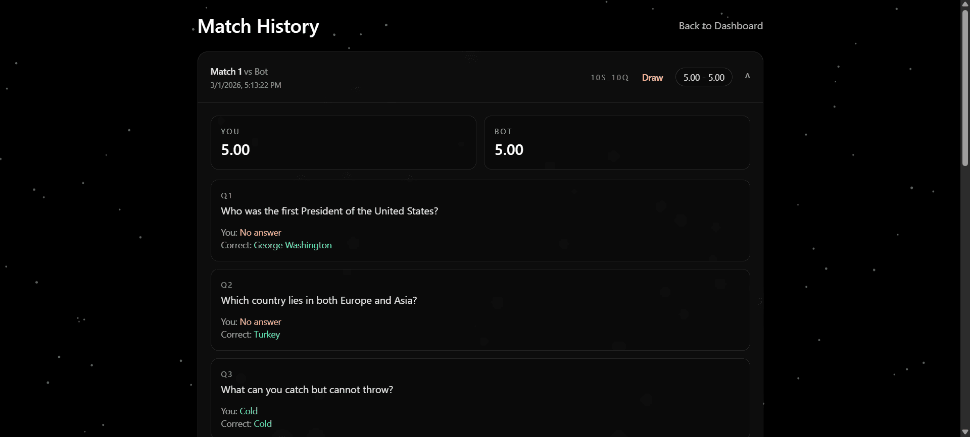 Quizzer screenshot 3