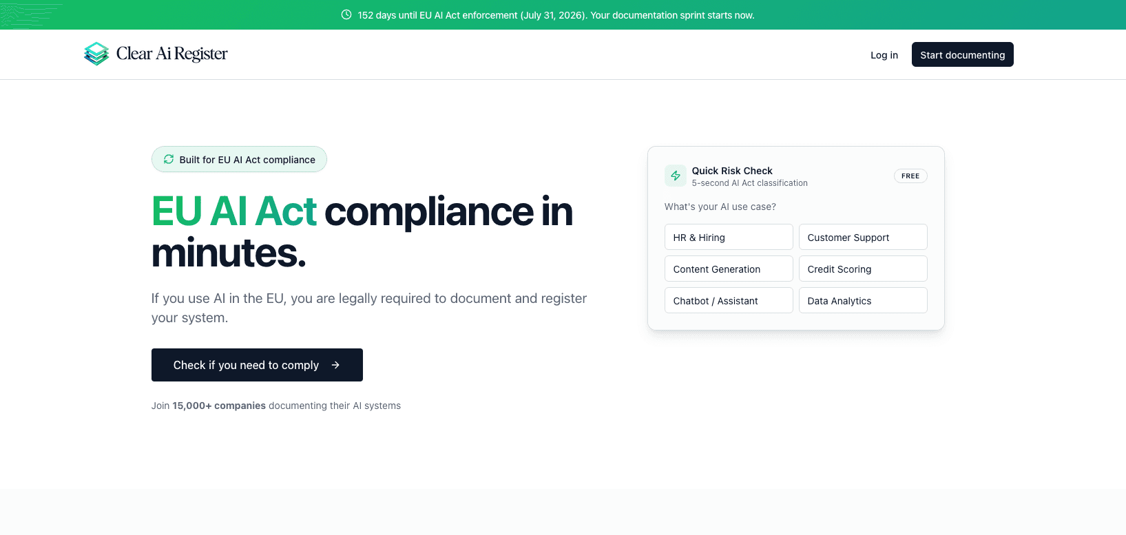 Clear Ai Regiser screenshot 2