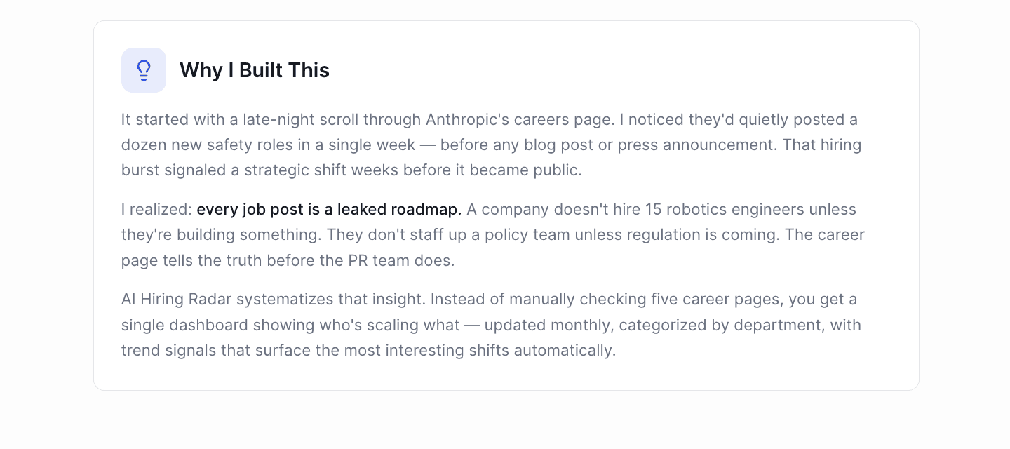 AI Hiring Radar screenshot 4