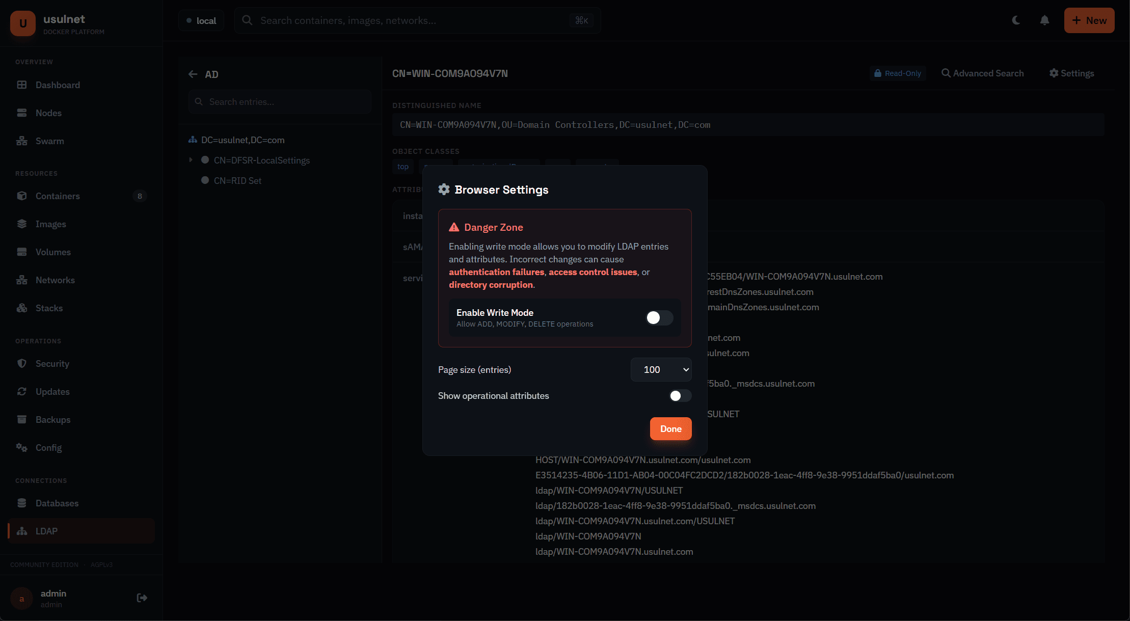 usulnet — DevOps & SysAdmins UI screenshot 21