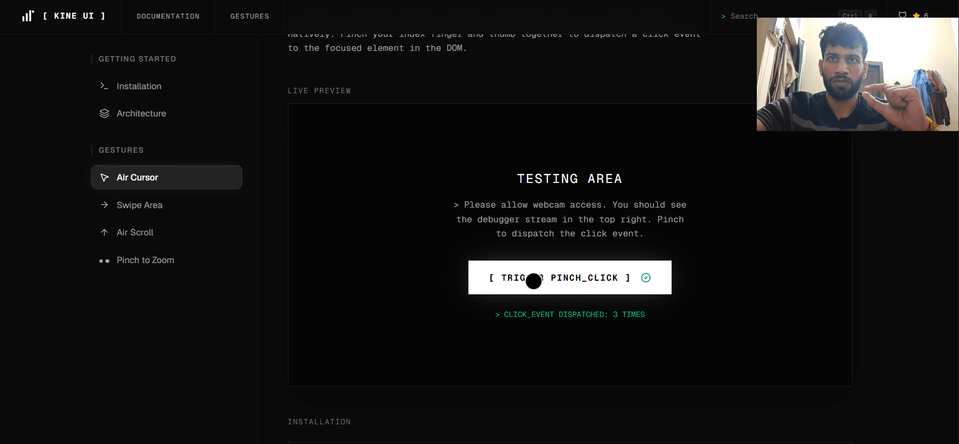 Kine UI screenshot 4