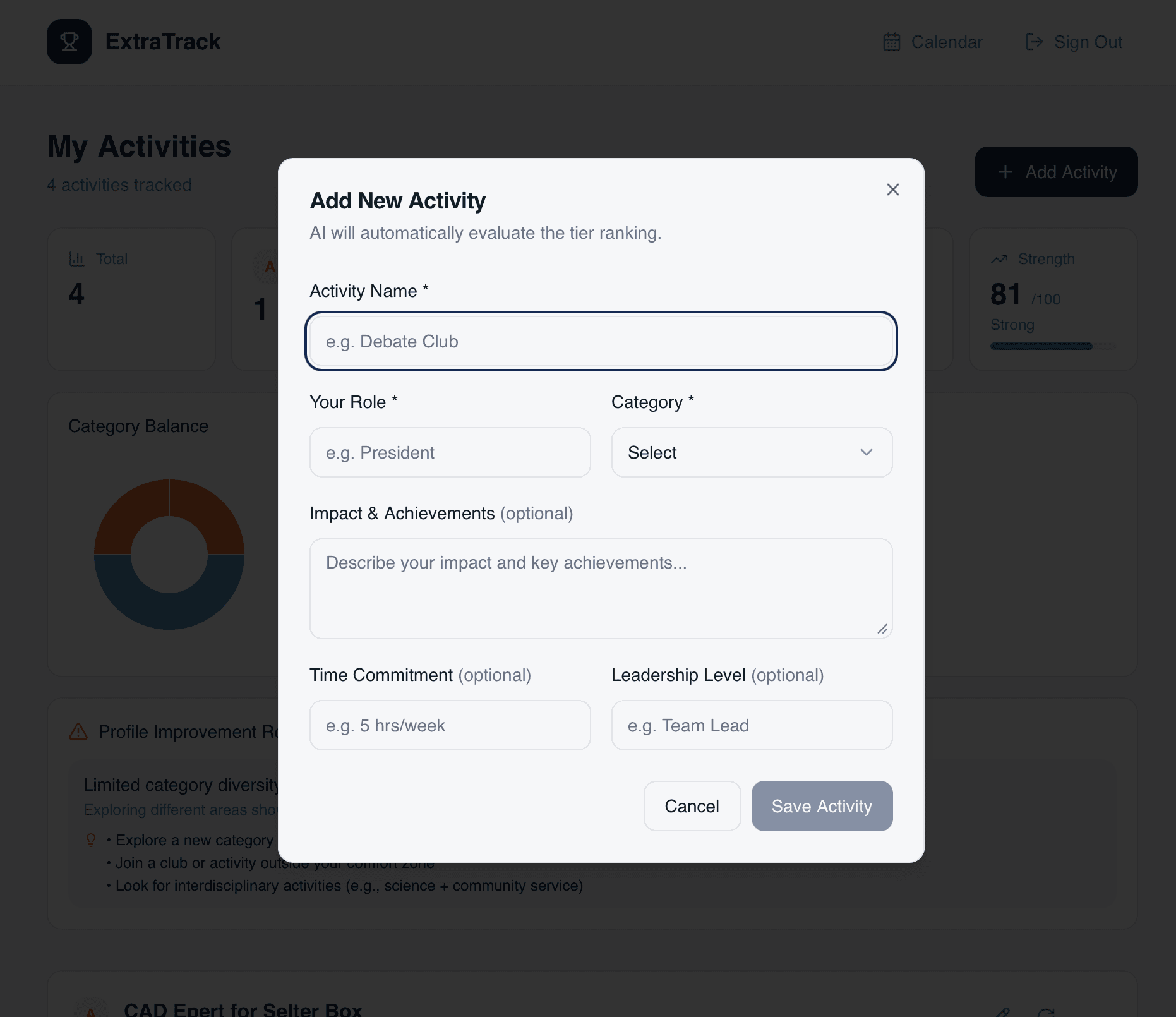 Extra Track screenshot 3