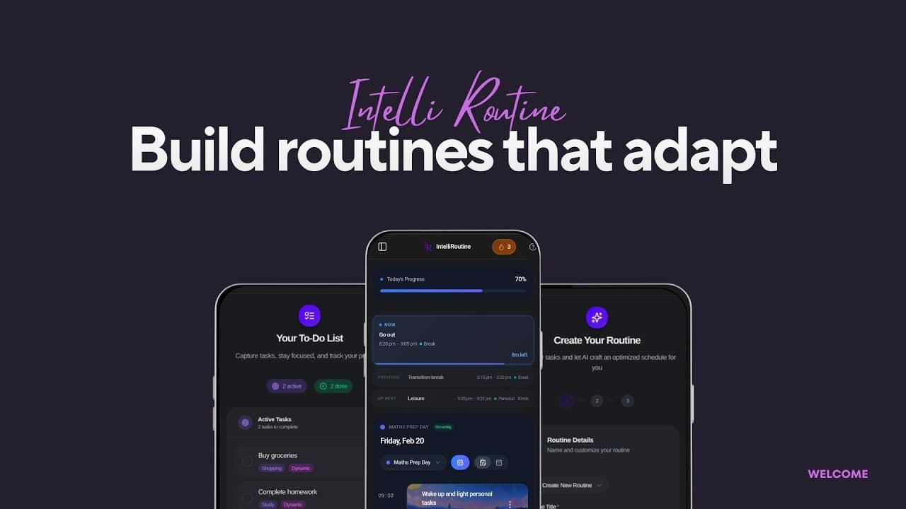 IntelliRoutine screenshot 1