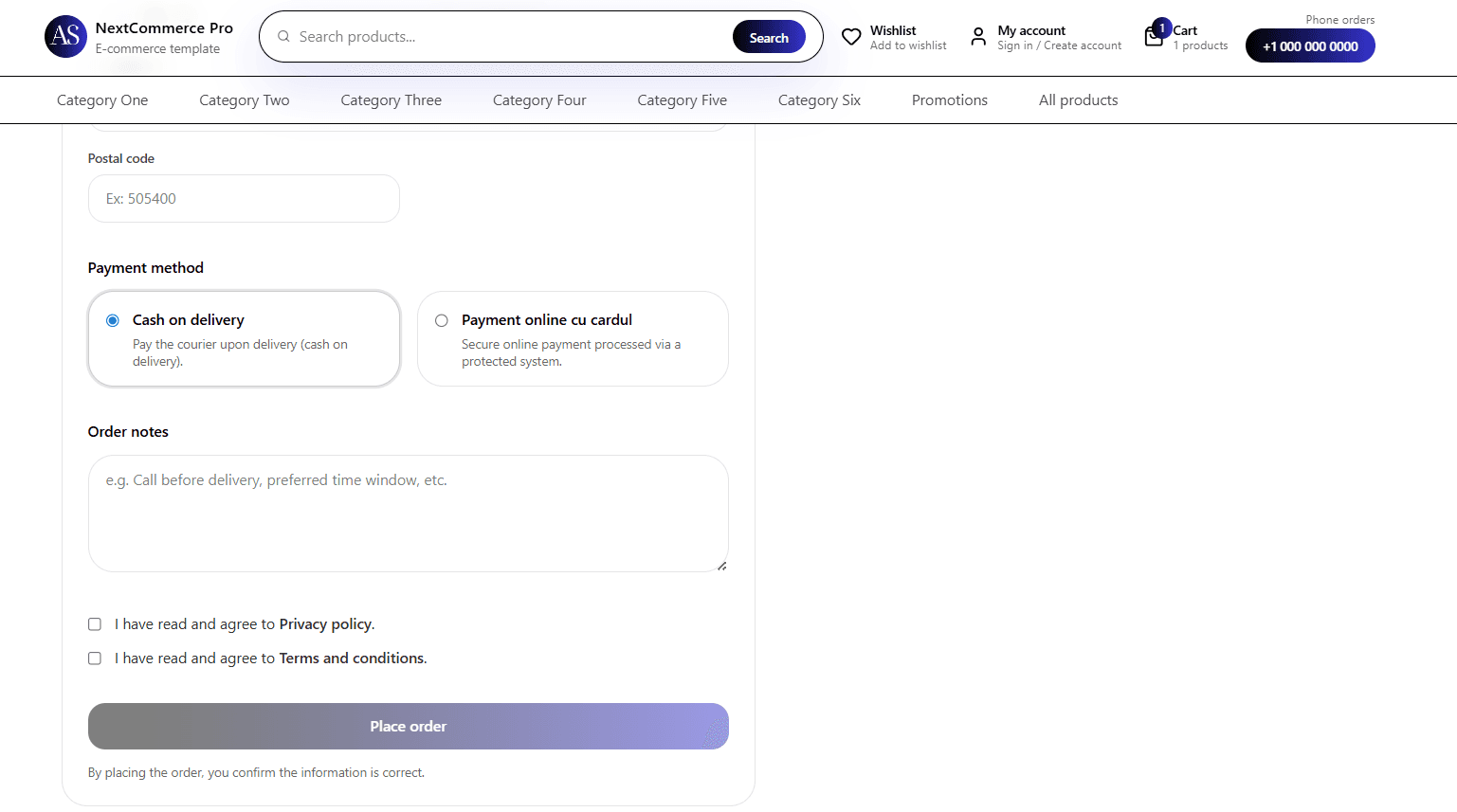 NextCommerce Pro screenshot 9